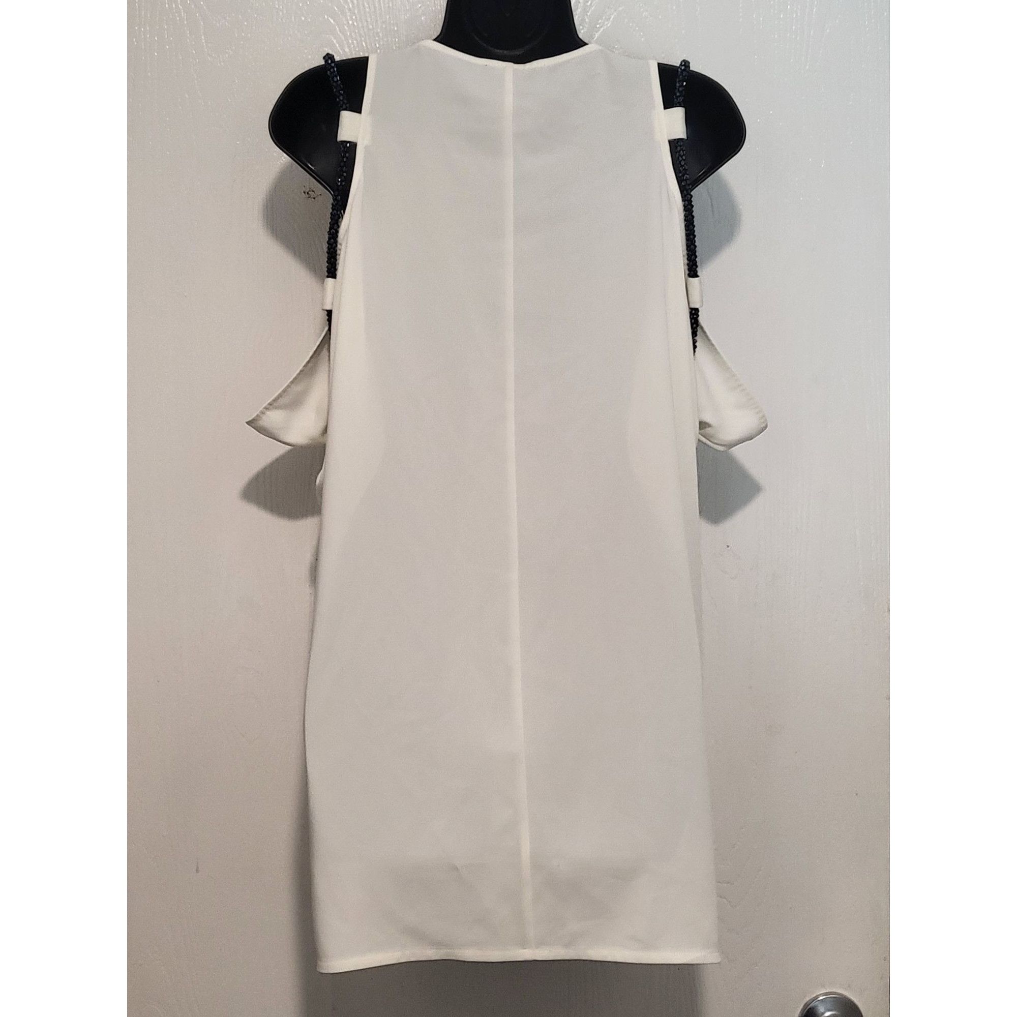 Country Road Alberto Makali New York Sleeveless Top Women Sz M White Jewe Size M / US 6-8 / IT 42-44 - 3 Thumbnail