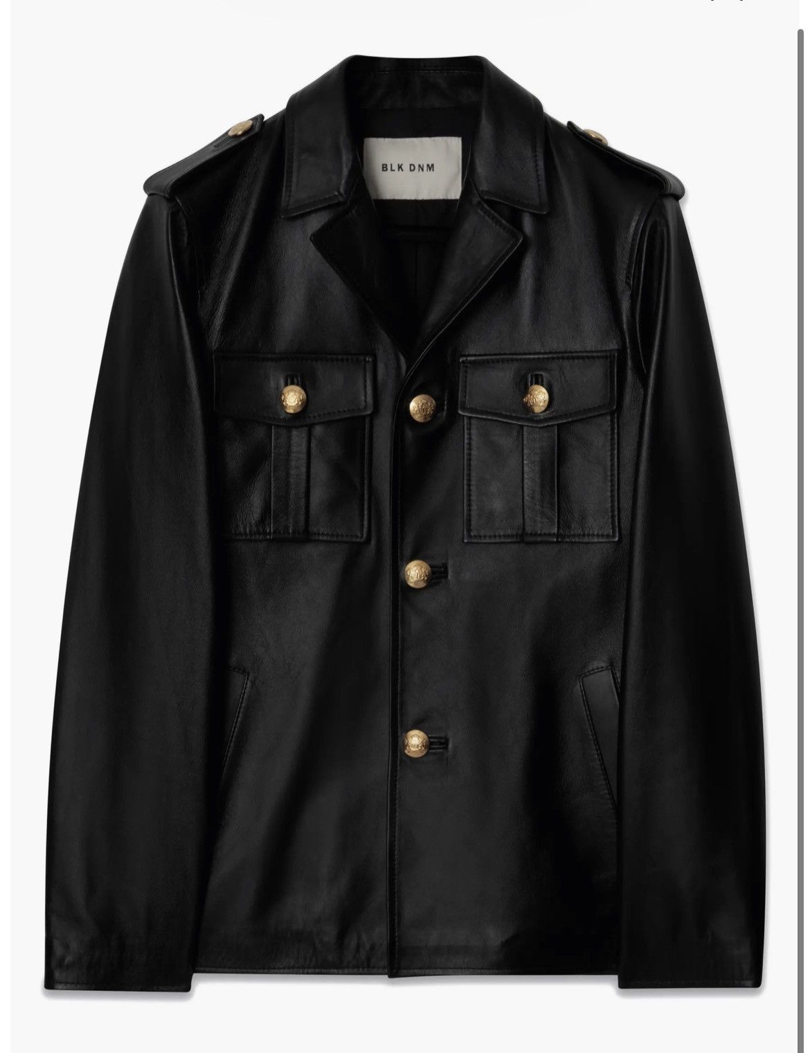 Blk Dnm Leather jacket 175 EU 48 USA 38 Size US M / EU 48-50 / 2 - 4 Thumbnail