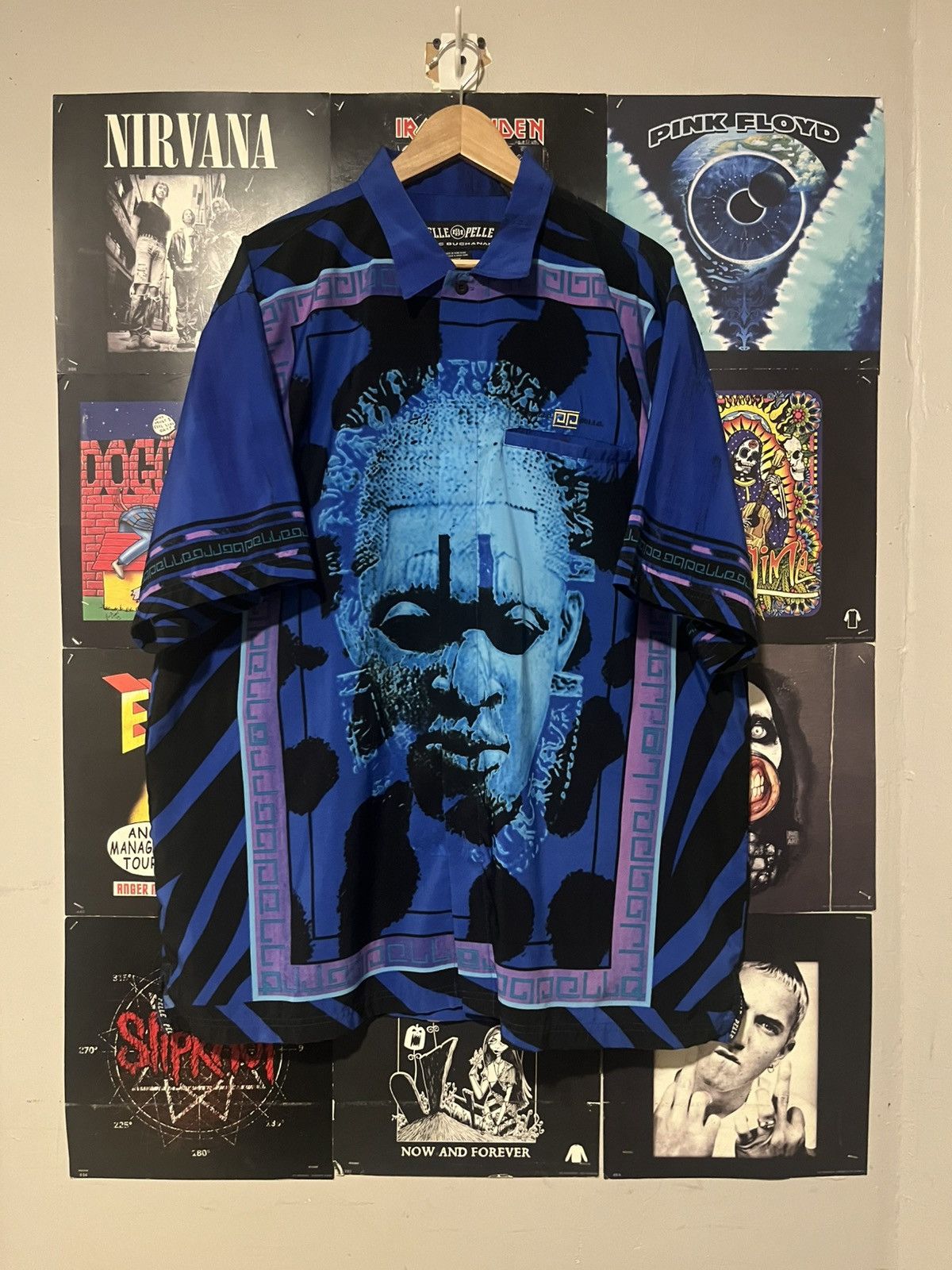 Pelle Pelle 90’s Marc Buchanan Pelle Pelle African Art Graphic Button Up Size US XL / EU 56 / 4 - 2 Thumbnail