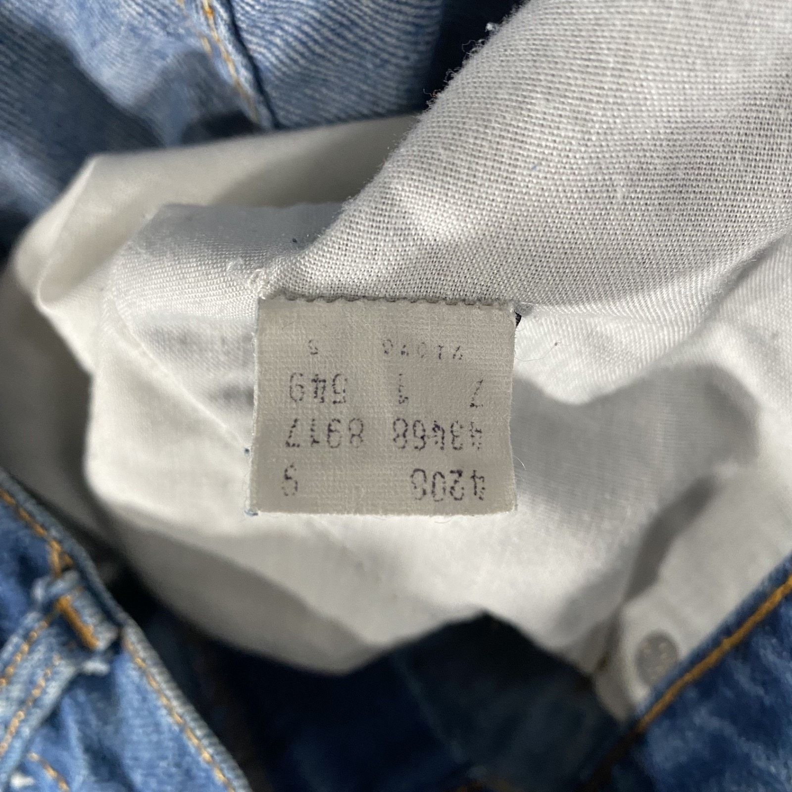 Levi's Vtg Levis Men Orange Tab Denim Blue Jean Pants Size 34 x 28 Size US 34 / EU 50 - 9 Thumbnail