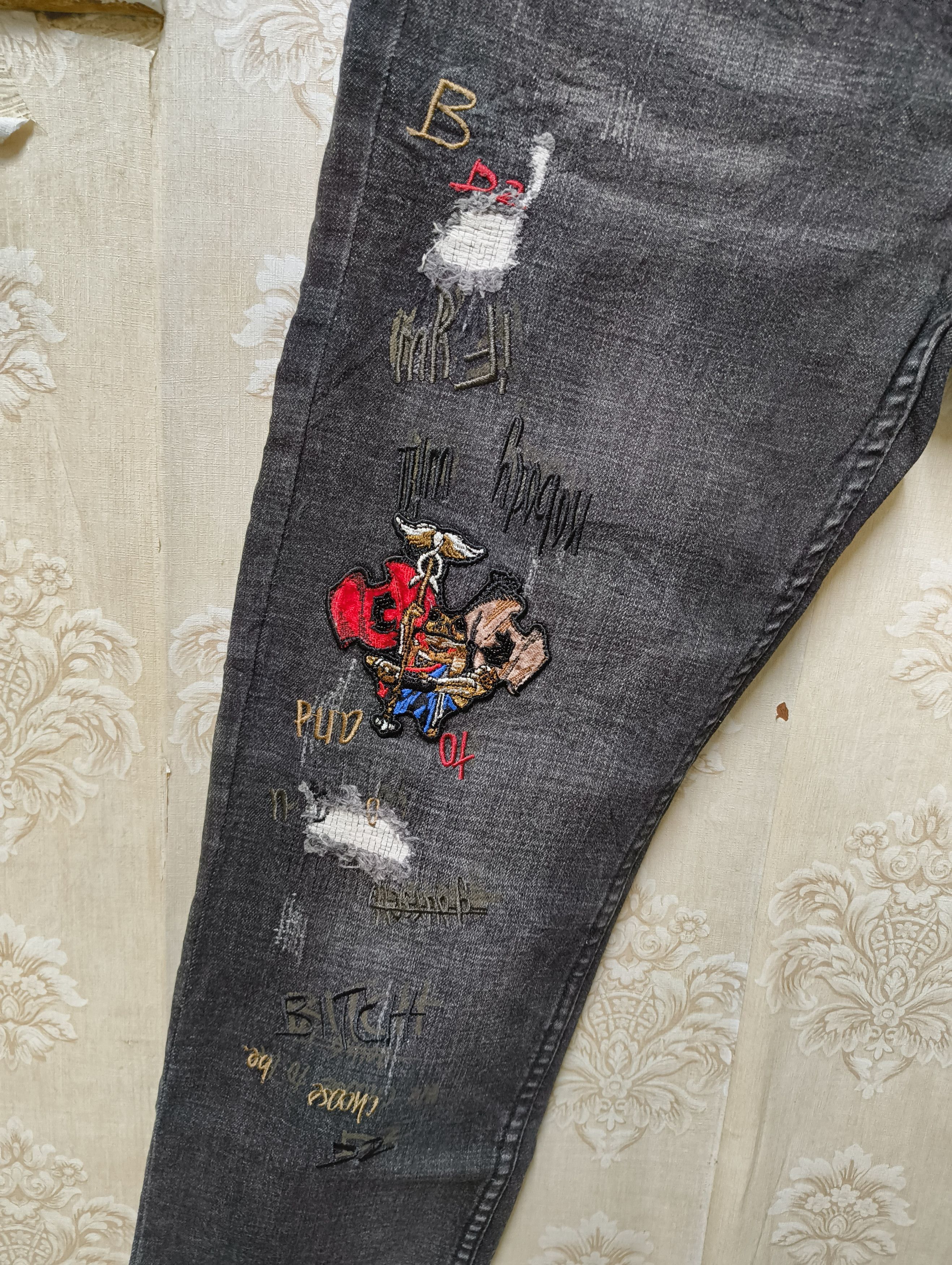 Japanese Brand EMPORIO JEANS AVANT GARDE FUN DENIM Size US 35 - 5 Thumbnail