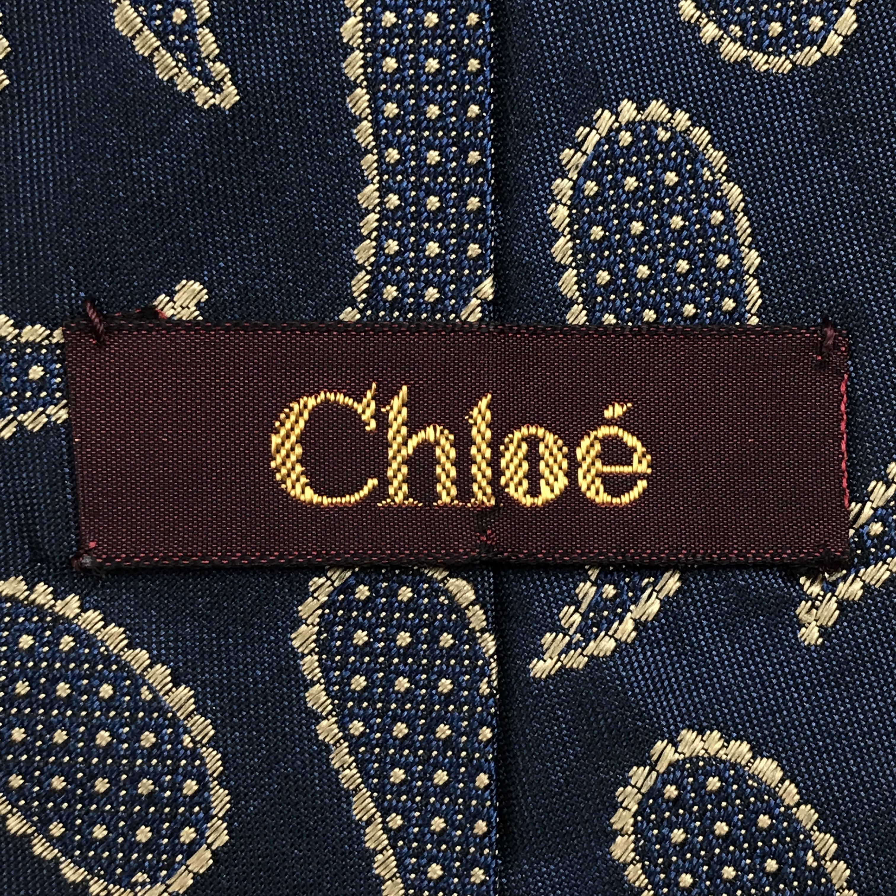 Designer × Vintage Vintage Chloe Silk Necktie Size ONE SIZE - 6 Thumbnail