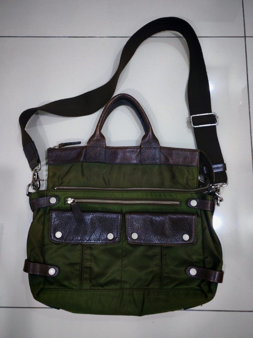 Other Francesco Biasia Green Army Military Messenger Bag Size ONE SIZE - 1 Thumbnail