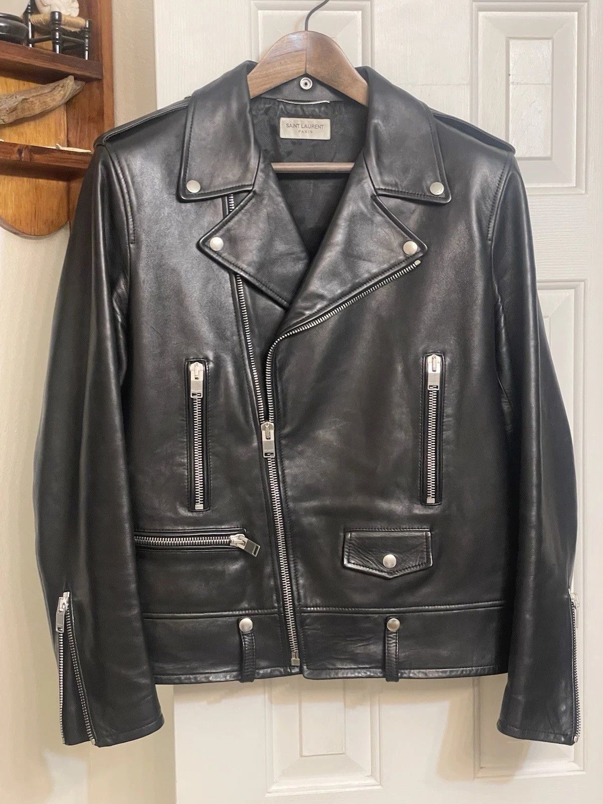 Saint Laurent Paris Saint Laurent Biker jacket 56 Size US XL / EU 56 / 4 - 1 Thumbnail