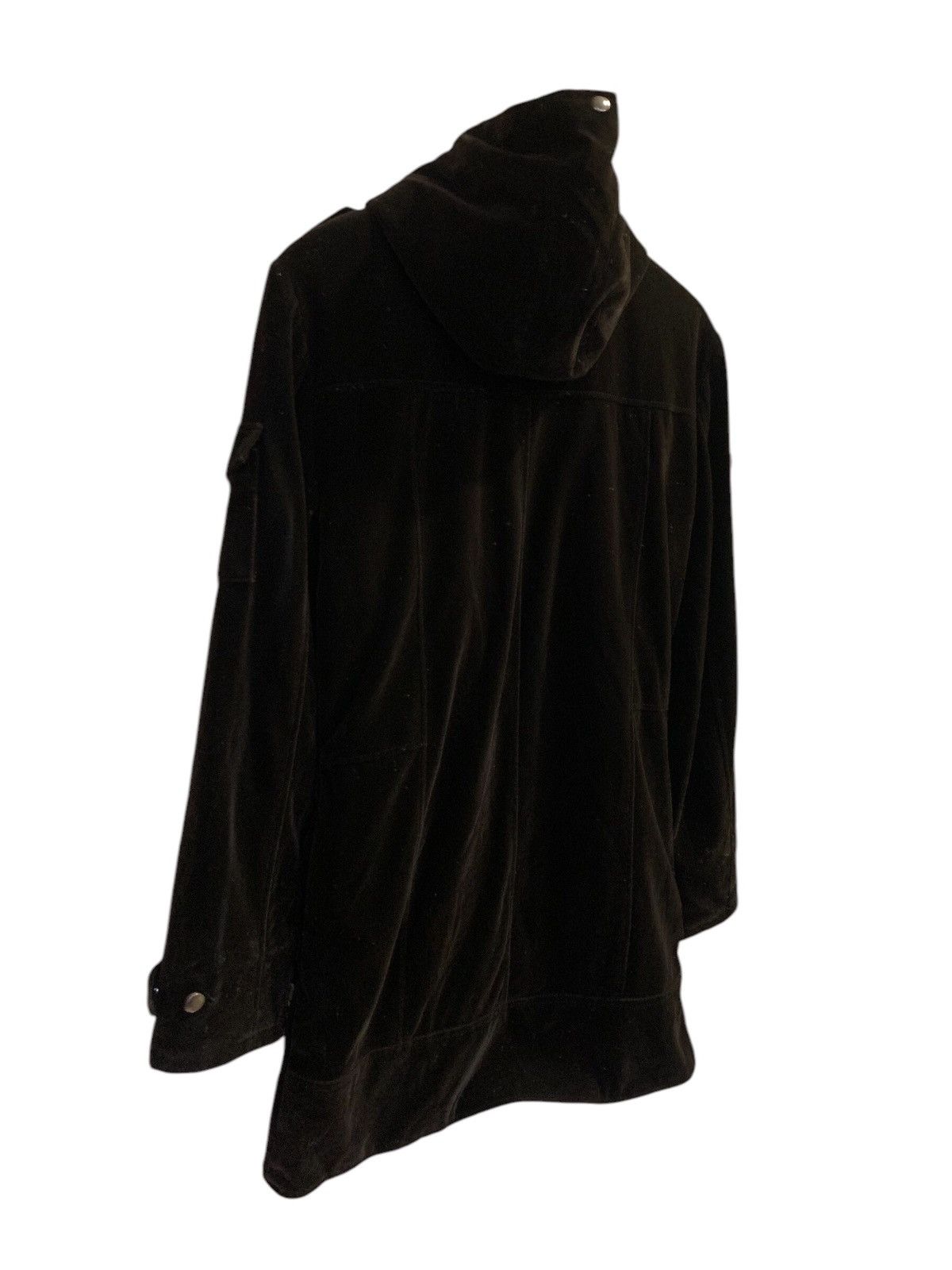 Japanese Brand Authentic Velvet Hooded Jacket Size US L / EU 52-54 / 3 - 5 Thumbnail