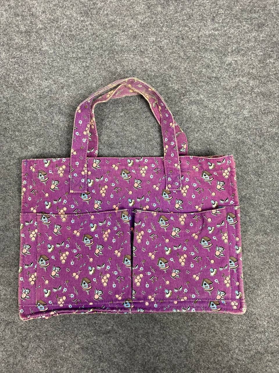 vintage zucca floral tote bag nice design
