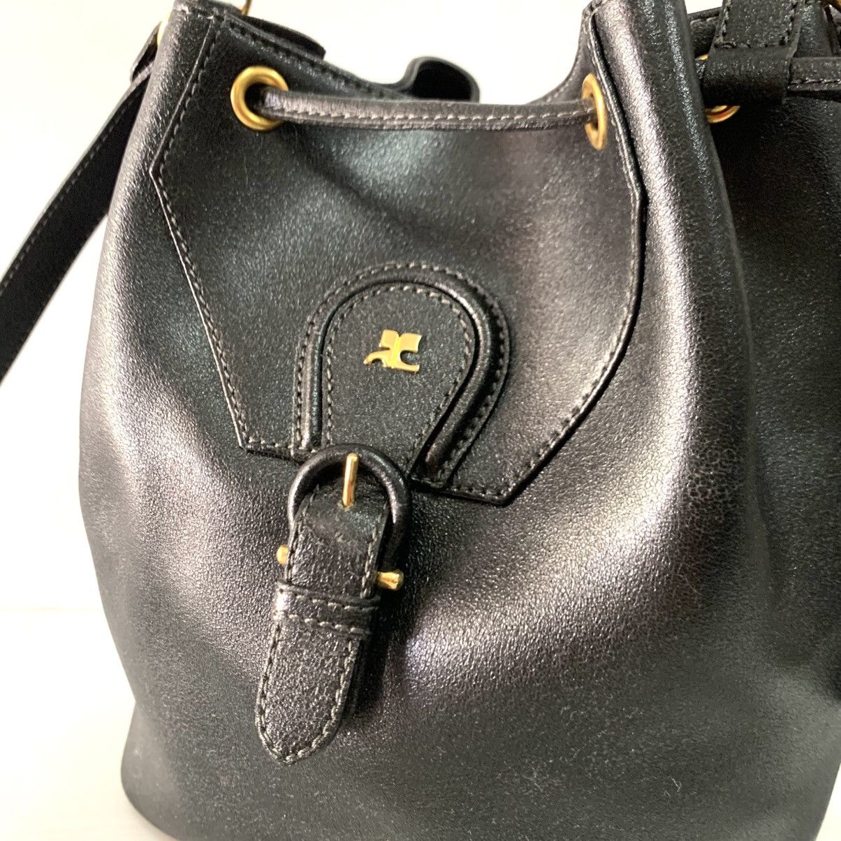Courreges Courreges Leather Bucket Bag Size ONE SIZE - 3 Thumbnail