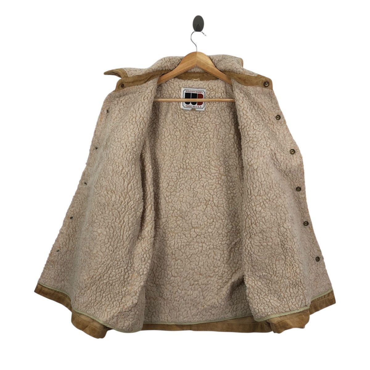 William Barry Vintage 70s WILLIAM BARRY USA Corduroy Sheepskin Jacket Size US L / EU 52-54 / 3 - 3 Thumbnail