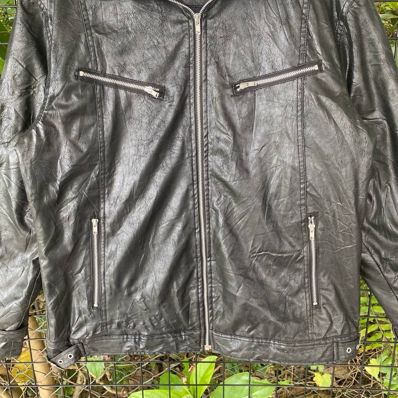 If Six Was Nine × Vintage Vtg Monteviso Italy Black Zipper Leather Jacket Size US M / EU 48-50 / 2 - 3 Thumbnail