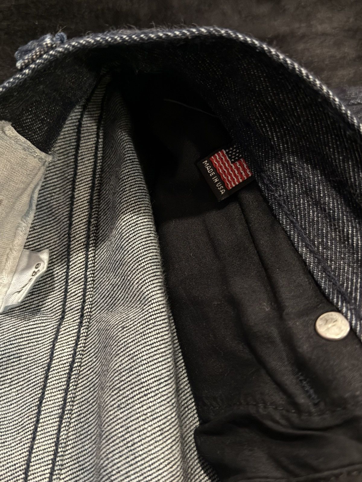 K-Two Studios KTWO 14.5 oz Selvedge Heavy Denim V2 "Indigo" Size US 34 / EU 50 - 2 Thumbnail