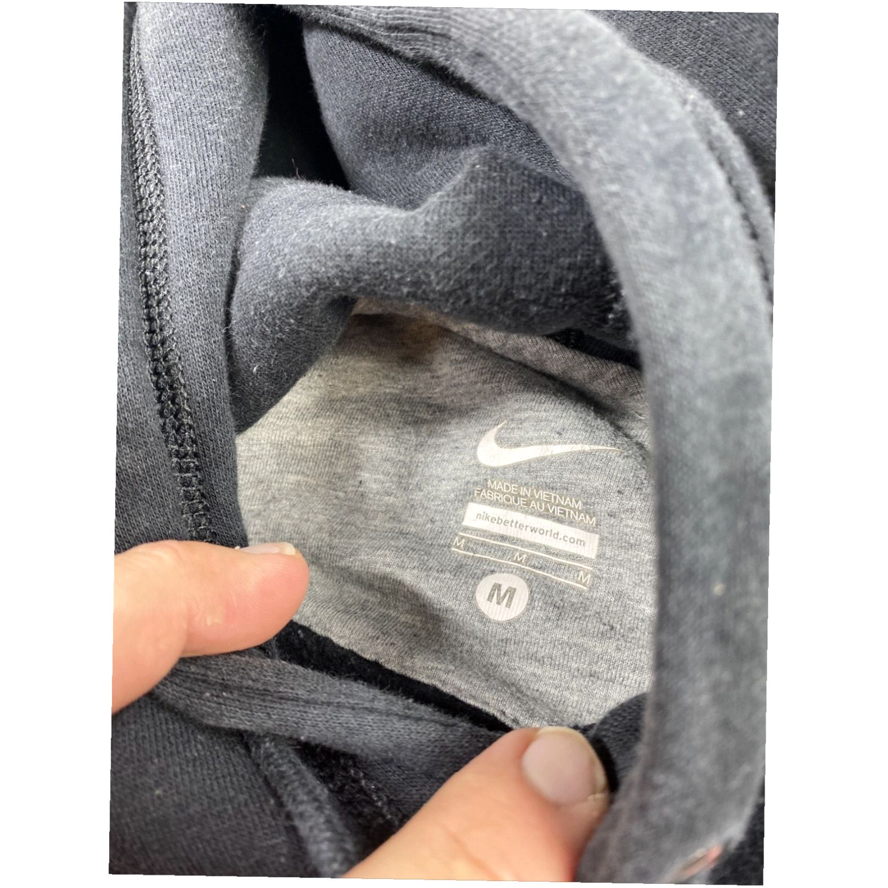 Nike Vintage Nike Small Swoosh Travis Scott Mini Check Sweatshirt Size M Size US M / EU 48-50 / 2 - 4 Thumbnail