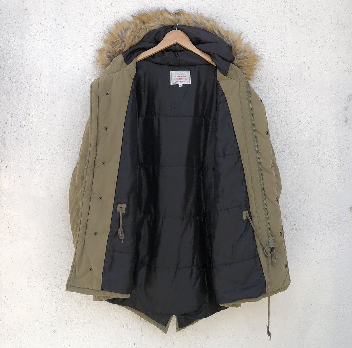 Avirex Avirex Mod Coat with Hood Military Style and Fur Padding Size US L / EU 52-54 / 3 - 5 Thumbnail