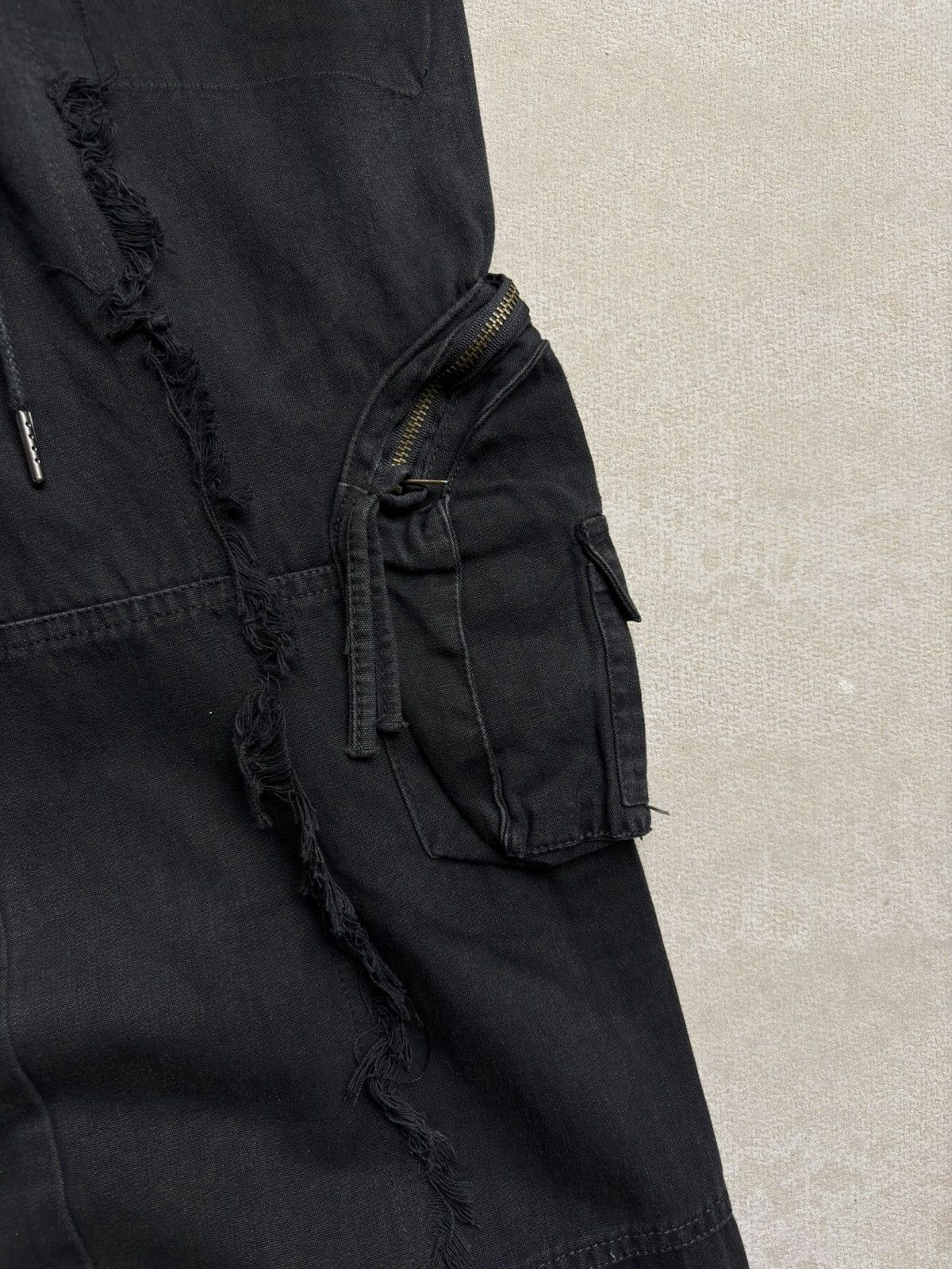 PPFM VERTGARMENTS frayed cargo pants Size US 26 / EU 42 - 3 Thumbnail