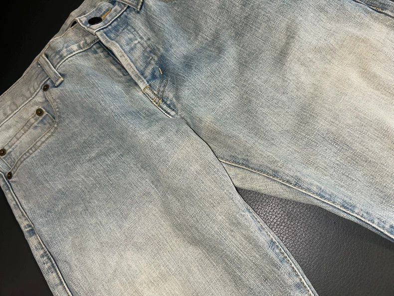Hedi Slimane Saint Laurent Vintage Washed Slim Jeans- Size US 30 / EU 46 - 3 Thumbnail