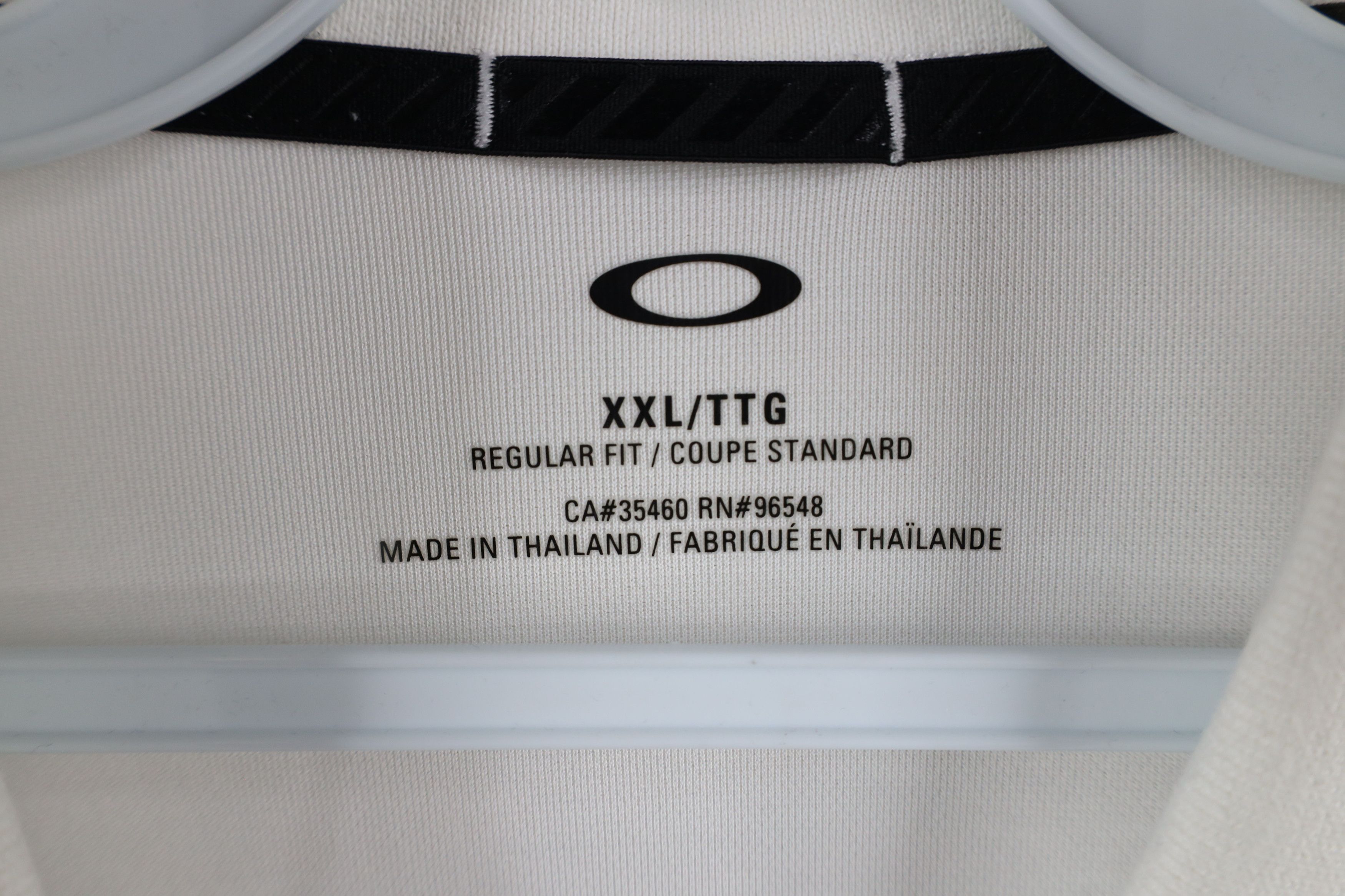 Oakley × Vintage Vintage Oakley Reflective O Logo Collared Golf Polo Shirt Size US XXL / EU 58 / 5 - 7 Thumbnail