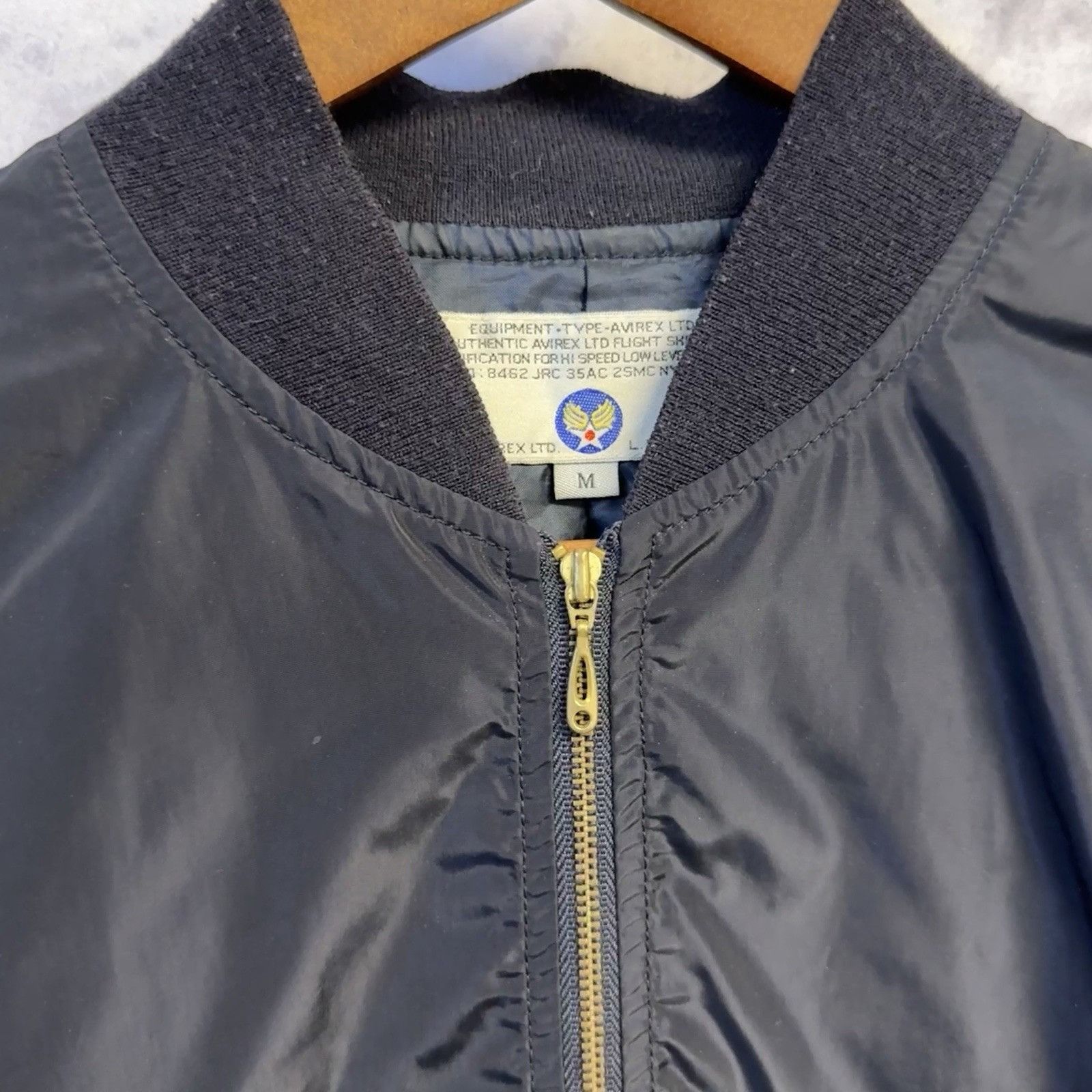 Avirex × Vintage Avirex Souvenir Jacket Mens Medium Black Japanese Embroidere Size US M / EU 48-50 / 2 - 3 Thumbnail
