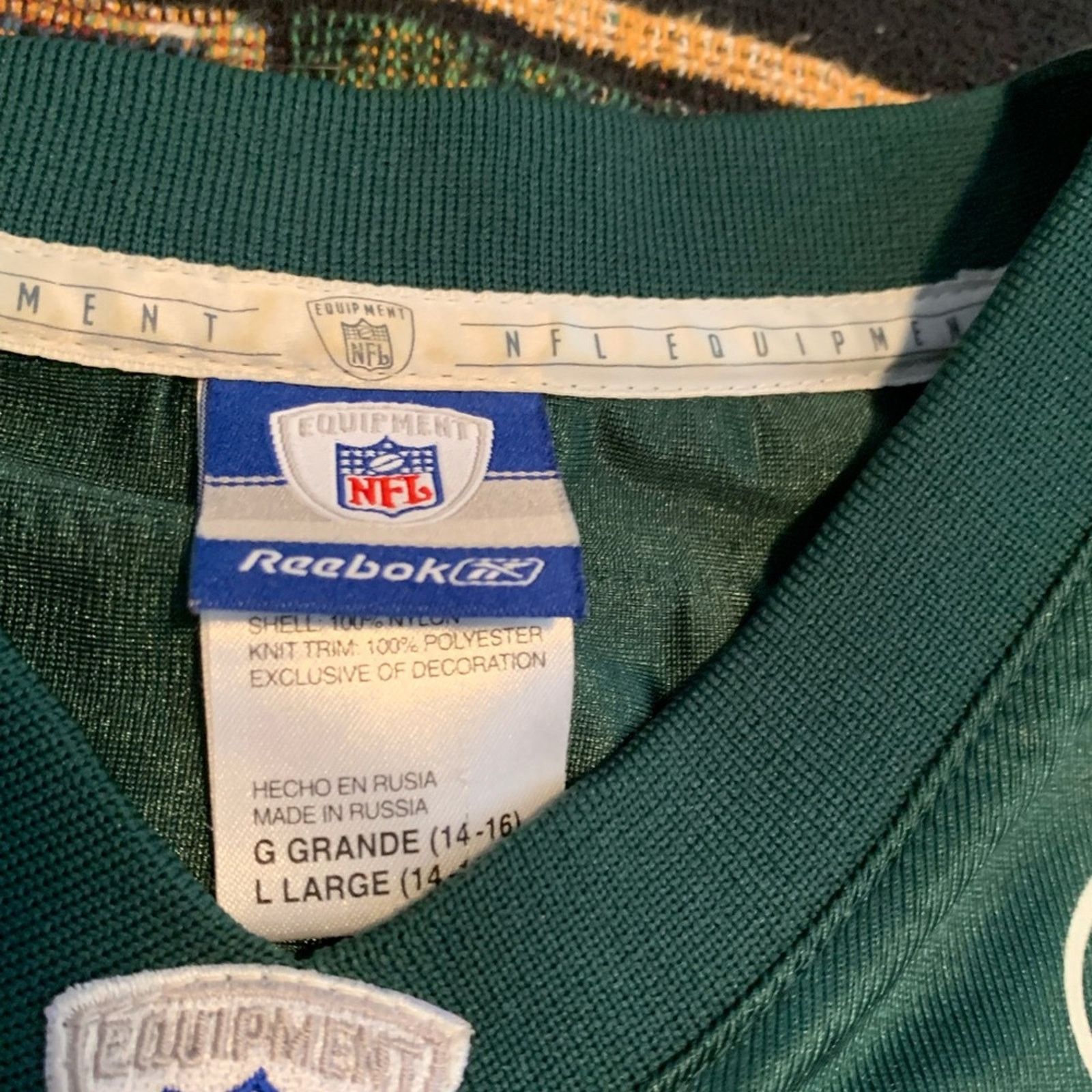 Reebok NEW YORK JETS JOHNATHAN VILMA #51 REEBOK YOUTH JERSEY LARGE Size US S / EU 44-46 / 1 - 6 Thumbnail