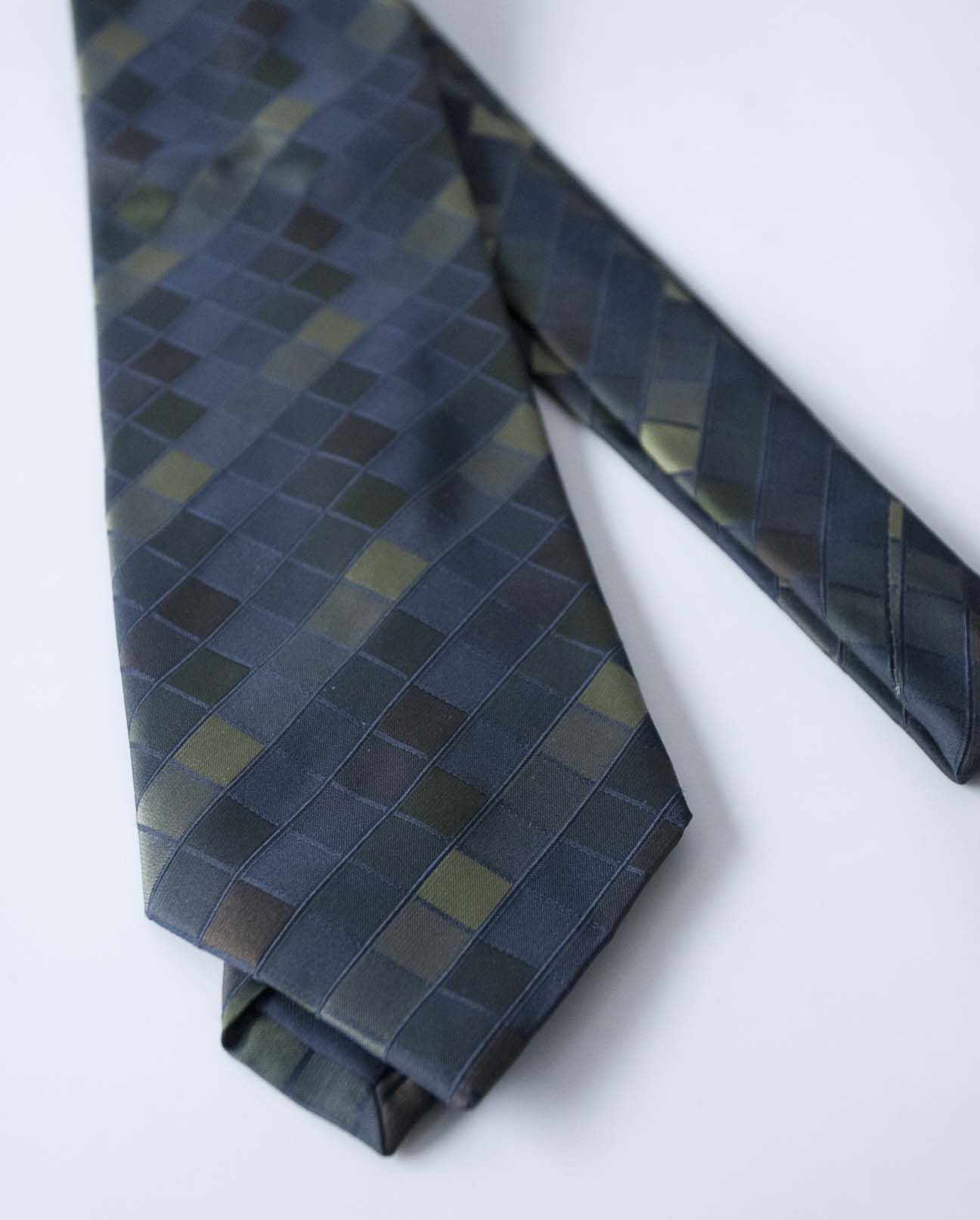 Altea Altea Milano Tie Dark Green 100% Silk Made in Italy Size ONE SIZE - 3 Thumbnail