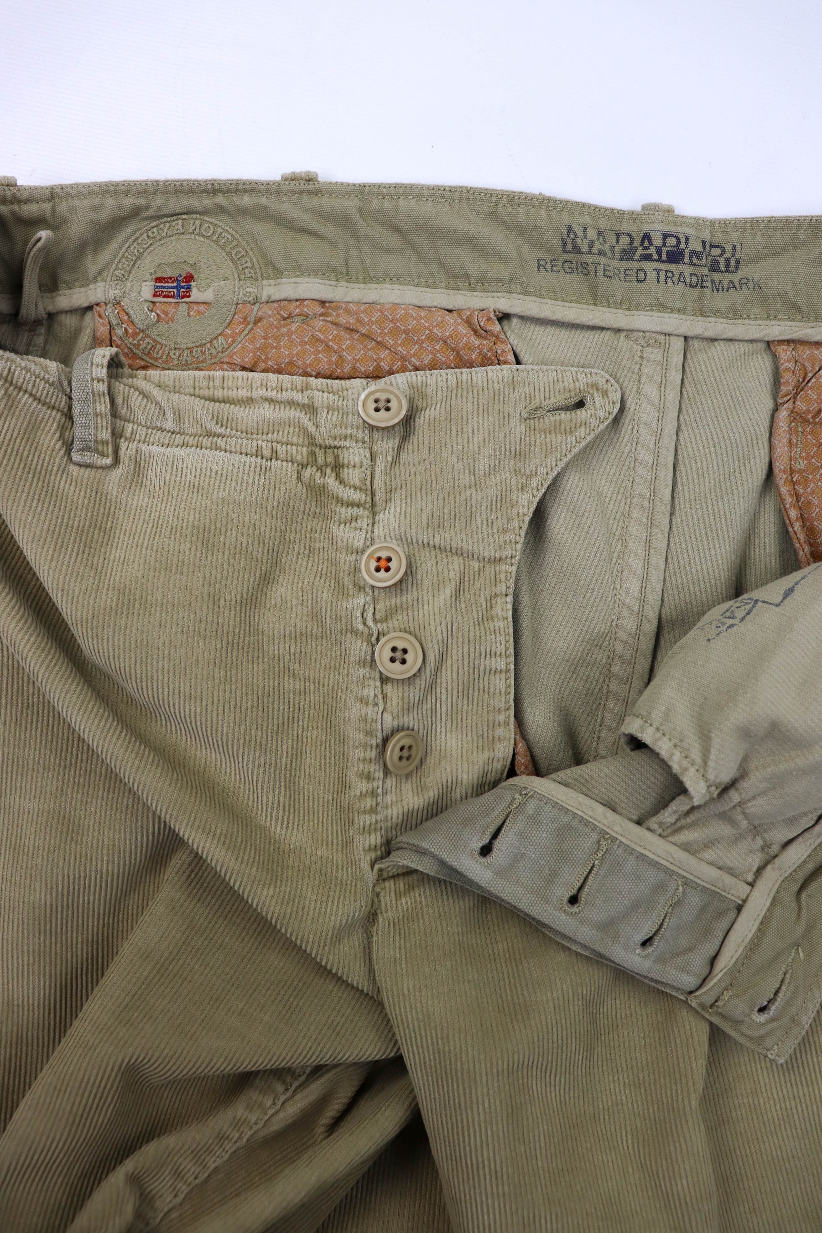 Napapijri Napapijri Sand Beige Corduroy Trousers Pants Size US 36 / EU 52 - 11 Thumbnail