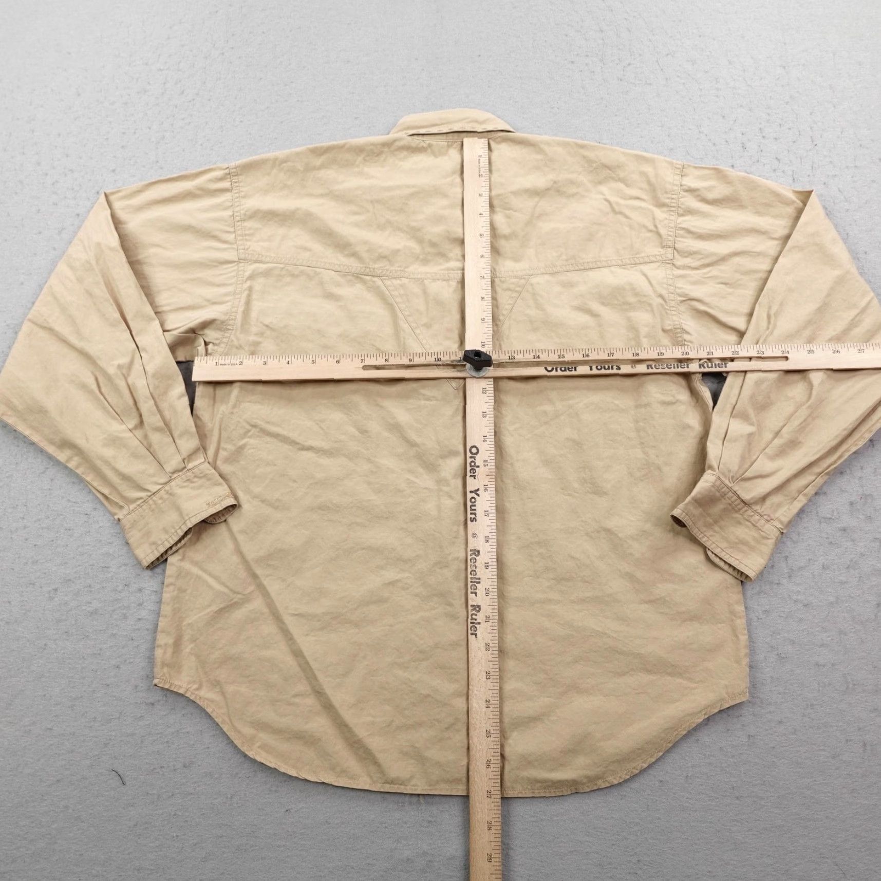 Vintage VINTAGE Rockies Shirt Womens Large Beige Country Western Button Up Embroidered Size M / US 6-8 / IT 42-44 - 6 Thumbnail