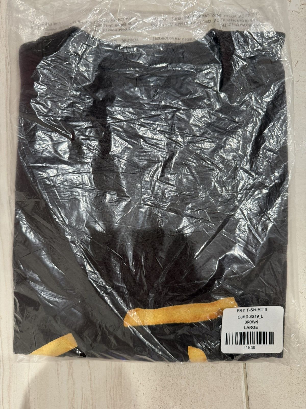 Travis Scott Travis Scott x McDonalds tshirt Brown size L Size US L / EU 52-54 / 3 - 4 Thumbnail