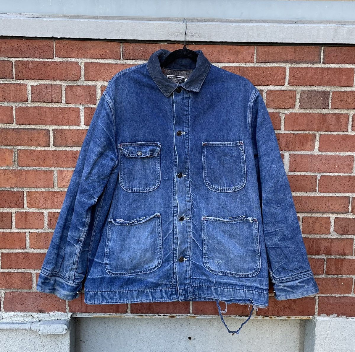 Sears VTG Sears Jacket Large T Blue Work N Leisure Blanket Lined Size US L / EU 52-54 / 3 - 1 Thumbnail