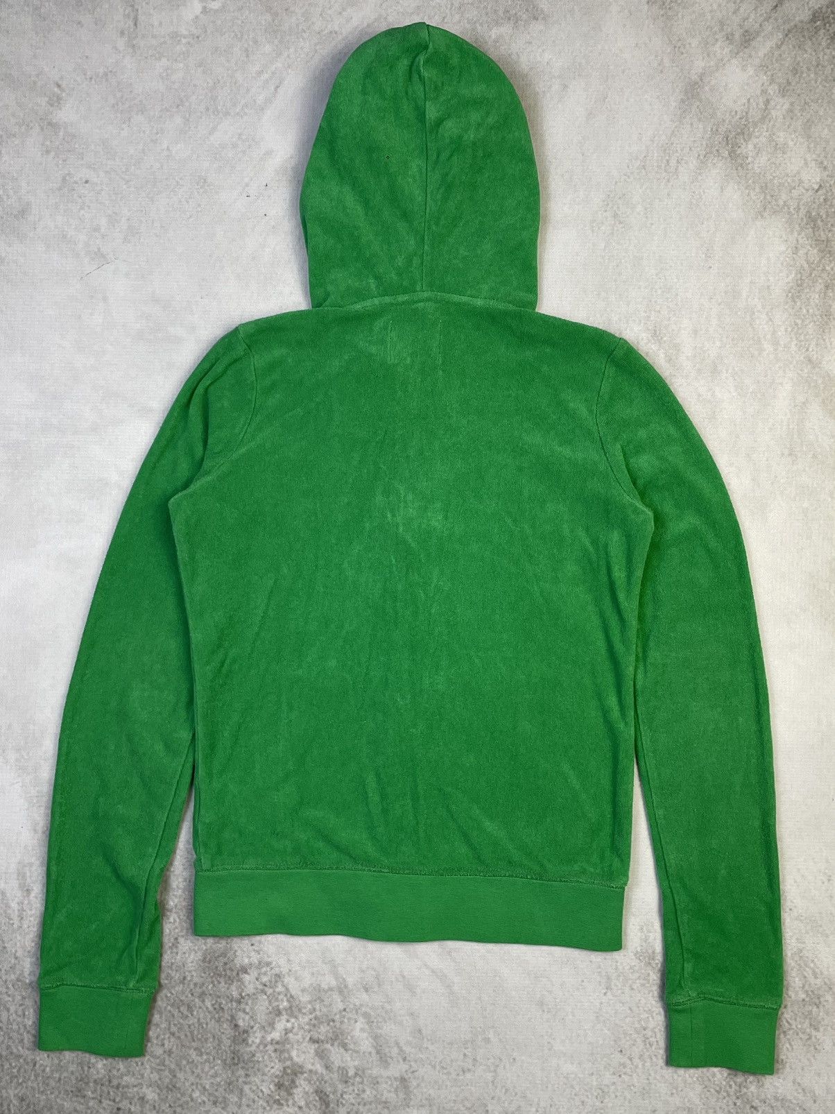 Juicy Couture Y2k Juicy Couture Kelly Green Terry Cloth Hoodie Size XL / US 12-14 / IT 48-50 - 4 Thumbnail