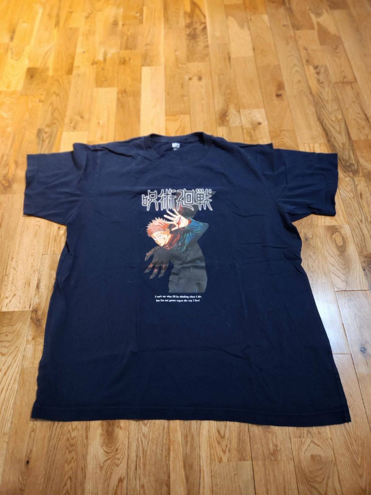 Uniqlo UNIQLO × Jujutsu Kaisen Collaboration Blue T Shirt UT XL Size US XL / EU 56 / 4 - 1 Thumbnail