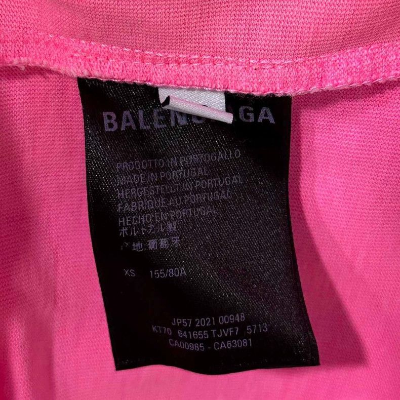 Balenciaga Balenciaga Pink cola logo short sleeve Size US XS / EU 42 / 0 - 7 Thumbnail