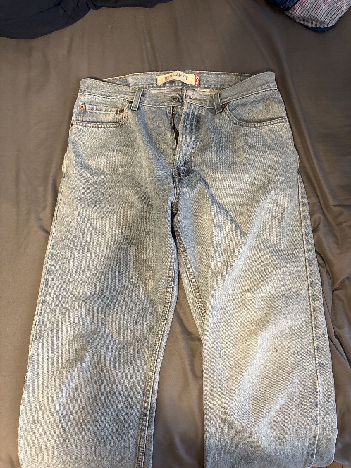Levi's Light Blue Levi’s Jeans 34W 30L Size US 34 / EU 50 - 4 Thumbnail
