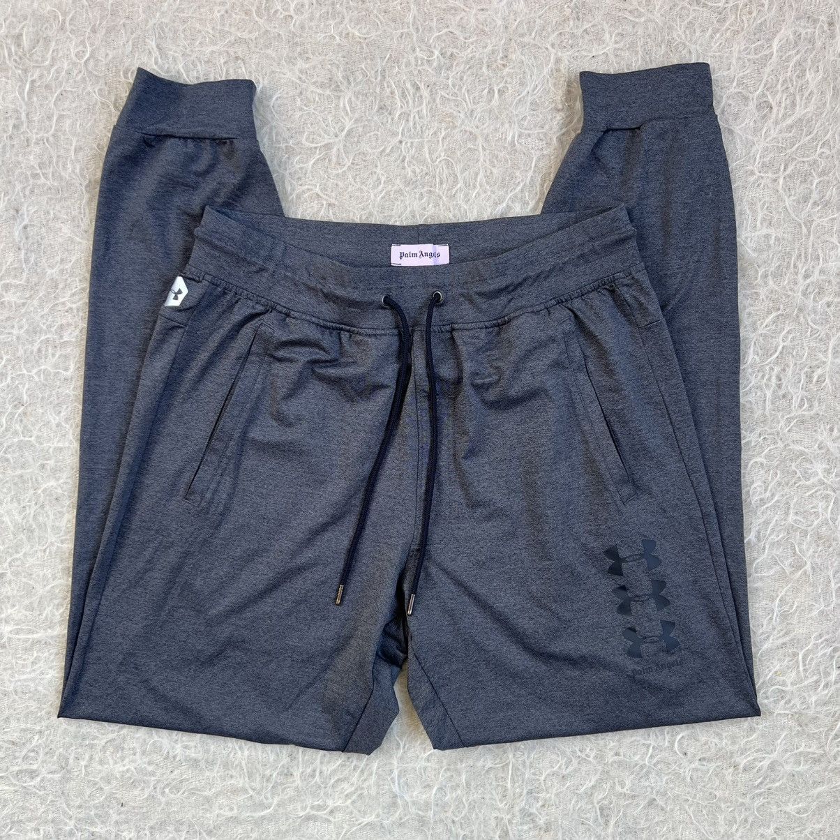 Palm Angels × Under Armour Palm Angels X Under Armour Grey Jogger Pants (M) Size US 30 / EU 46 - 1 Thumbnail