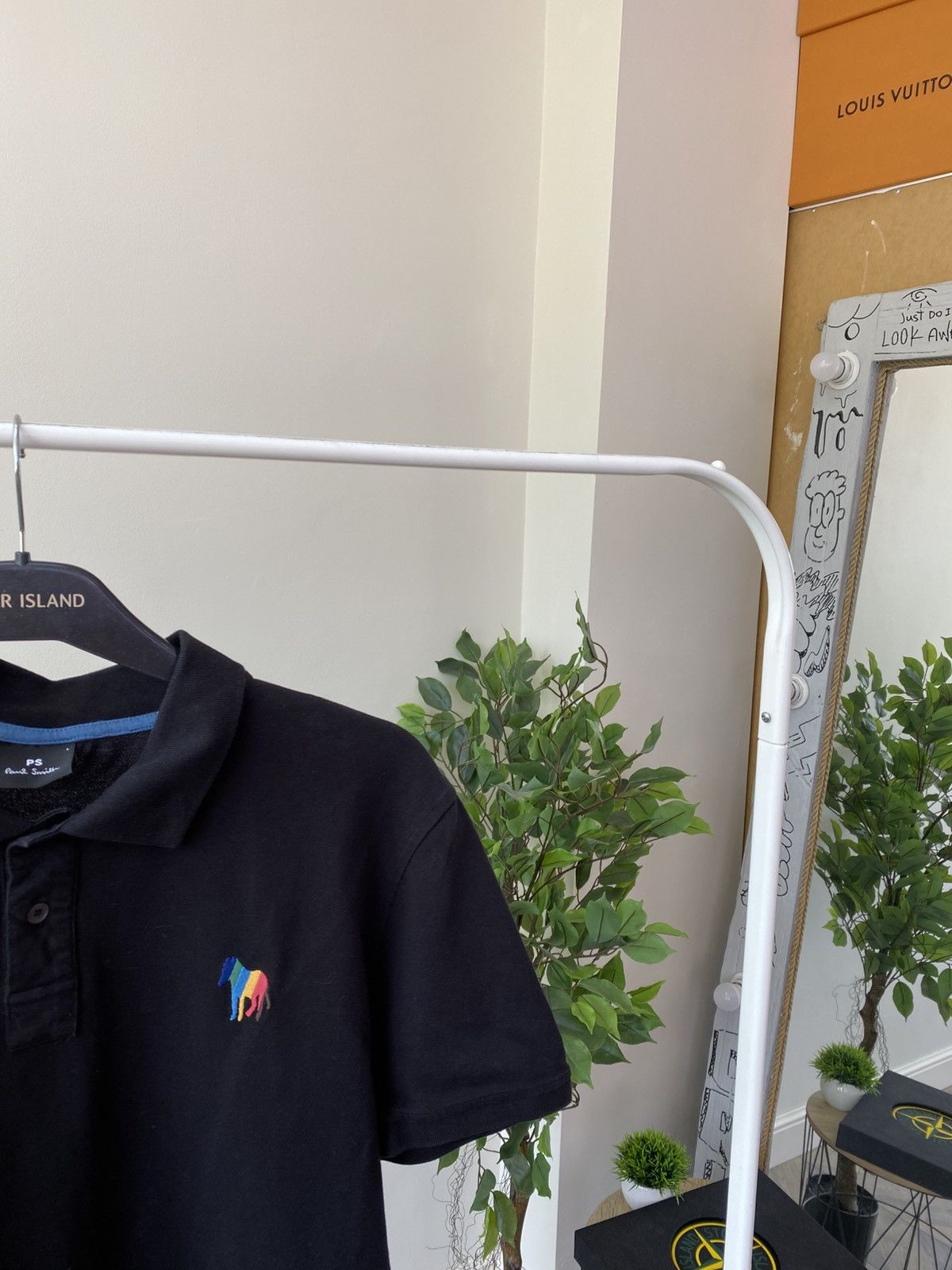 Designer × Paul Smith × Vintage Vintage Paul Smith Black Broad Stripe Zebra Polo Size US L / EU 52-54 / 3 - 3 Thumbnail