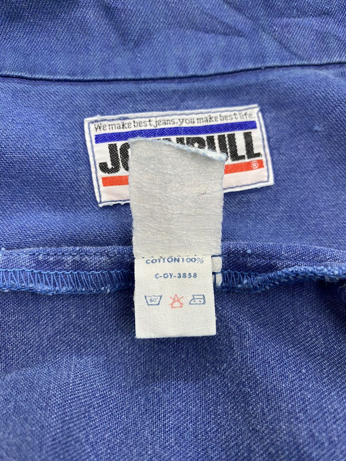 Japanese Brand Vintage Johnbull Dirty Distressed Workwear Jacket Size US M / EU 48-50 / 2 - 10 Thumbnail