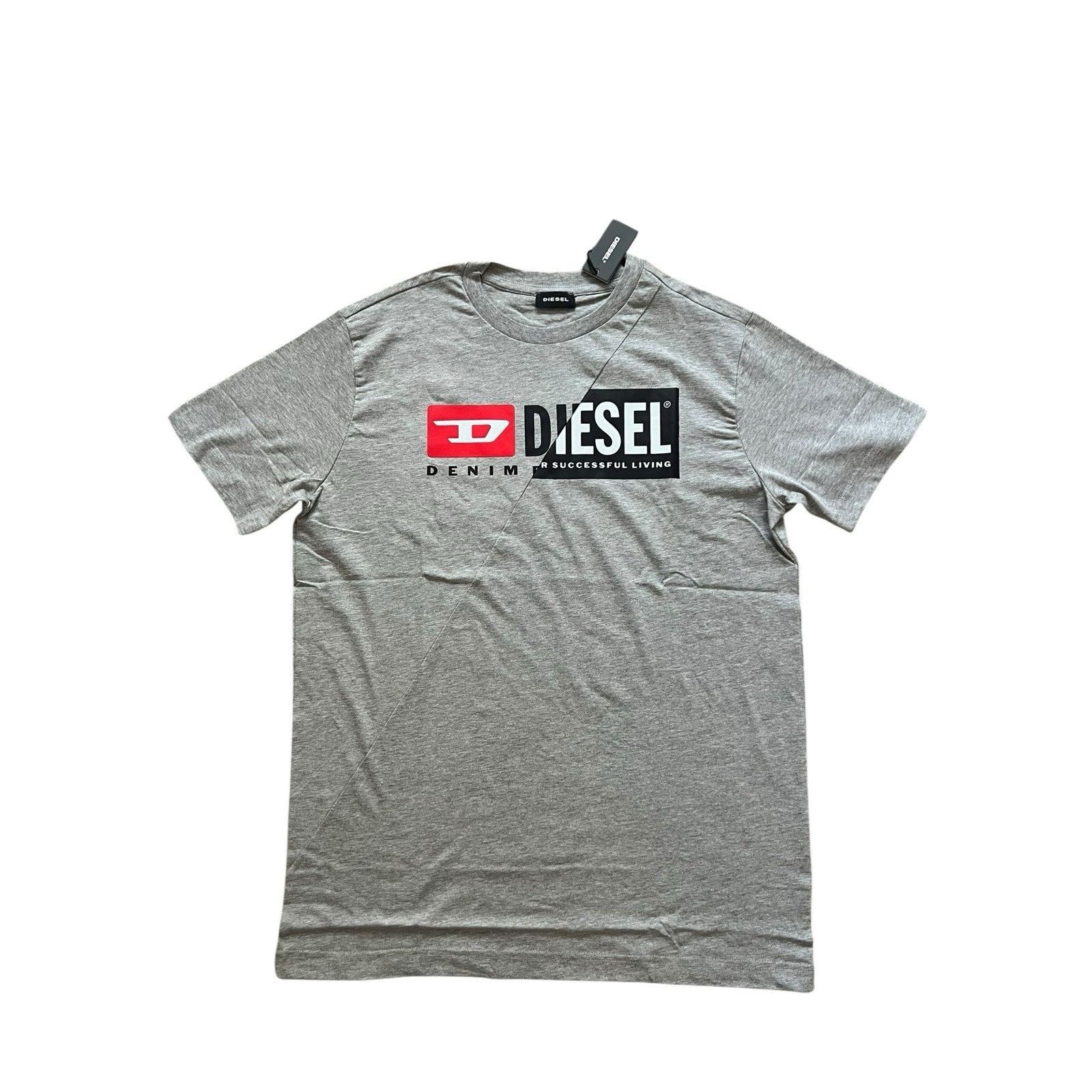 Diesel Diesel T Diego Cuty Maglietta Tee T-Shirt Light Grey Size L Size US L / EU 52-54 / 3 - 1 Thumbnail