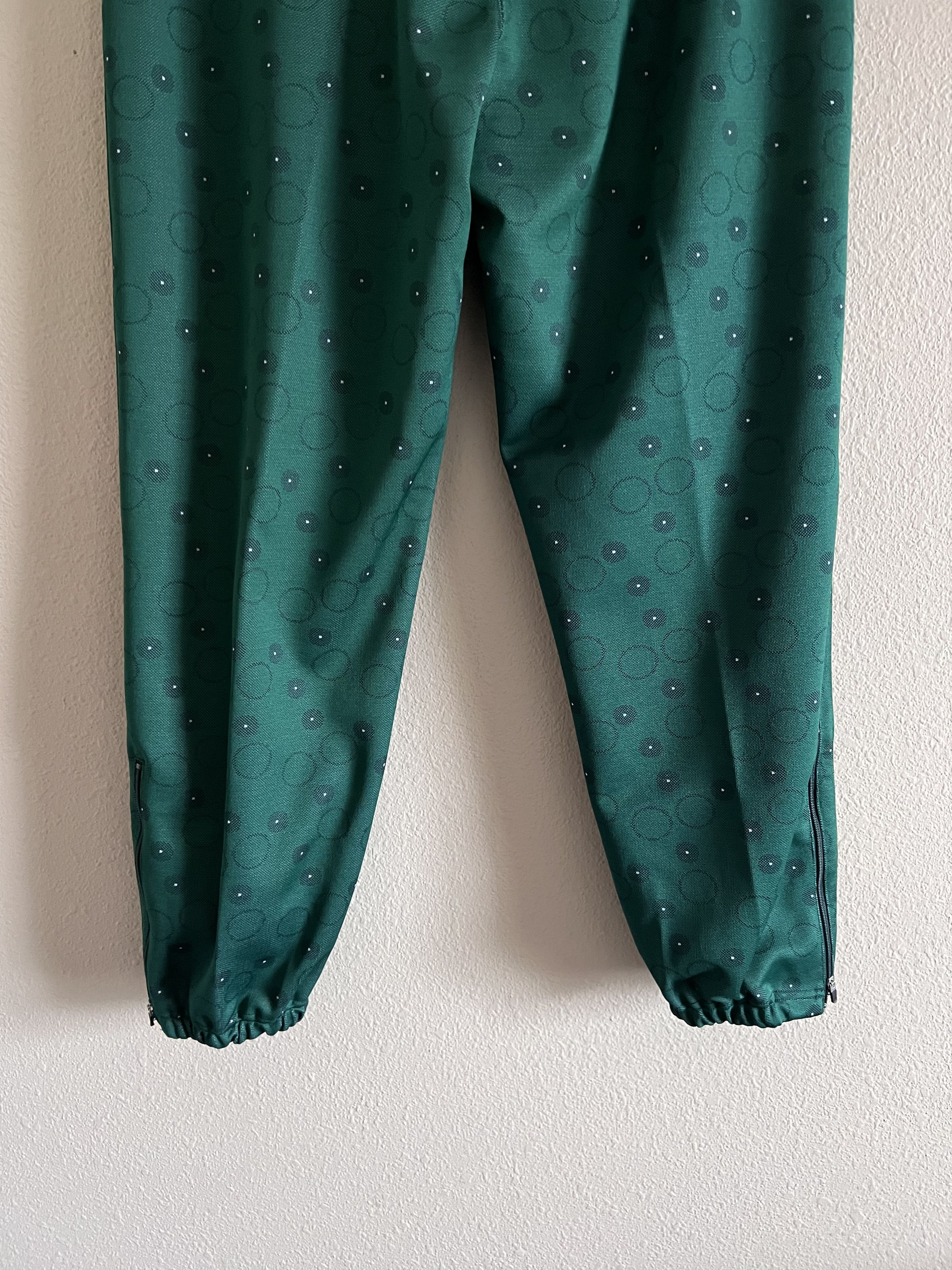 Needles Needles Poly Jacquard Zipped Track Pants in Green Size US 32 / EU 48 - 6 Thumbnail