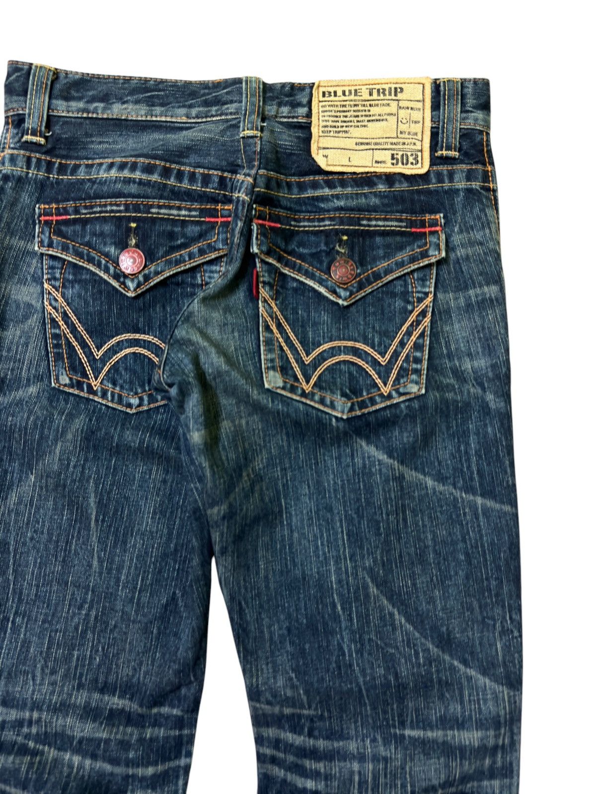 Edwin FLARE EDWIN 503 CLAWS ACID WASH JUNYA WATANABE STYLE DENIM Size US 29 - 12 Thumbnail