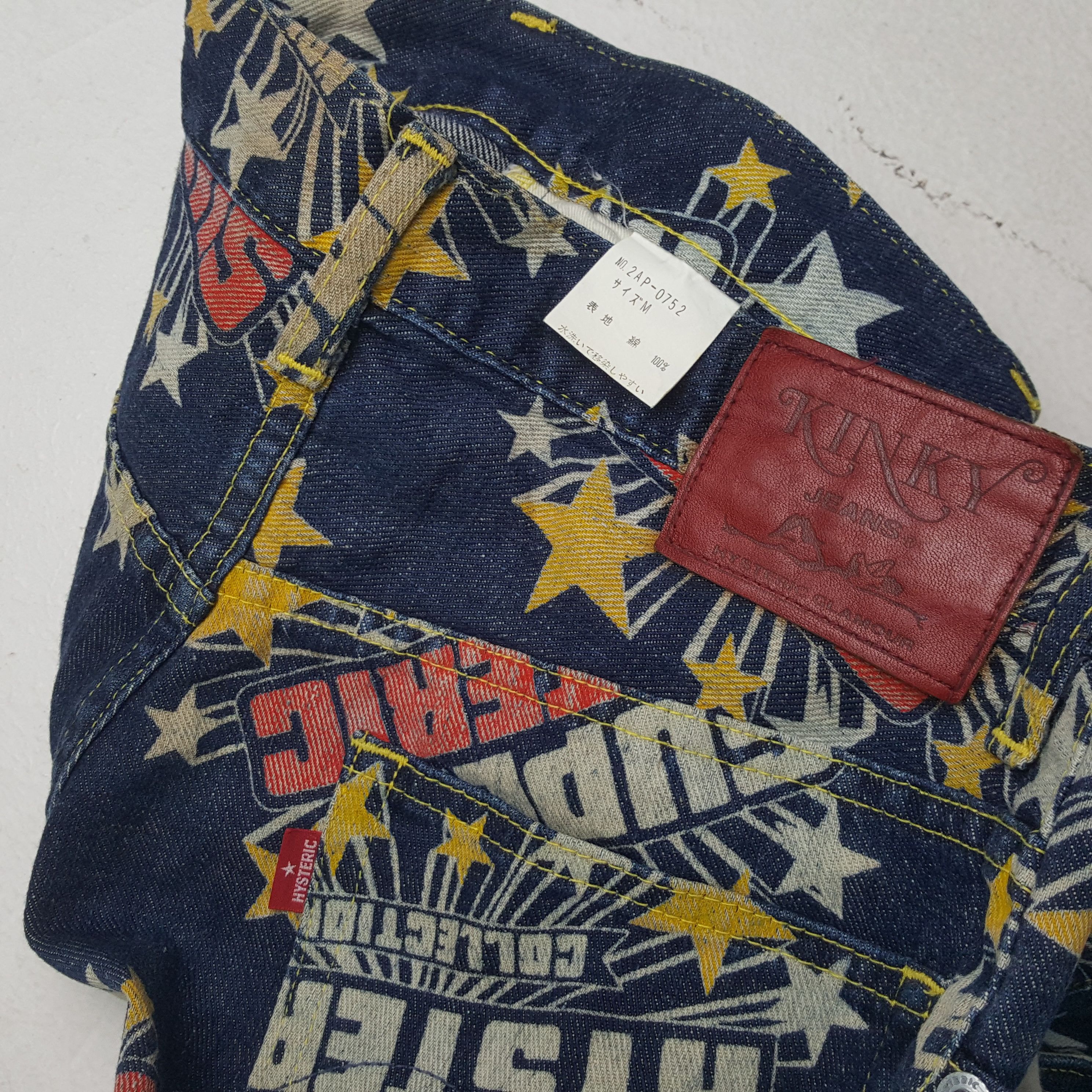 Hysteric Glamour HYSTERIC GLAMOUR Fashion Style Fullprint Design Jeans Size US 29 - 14 Thumbnail