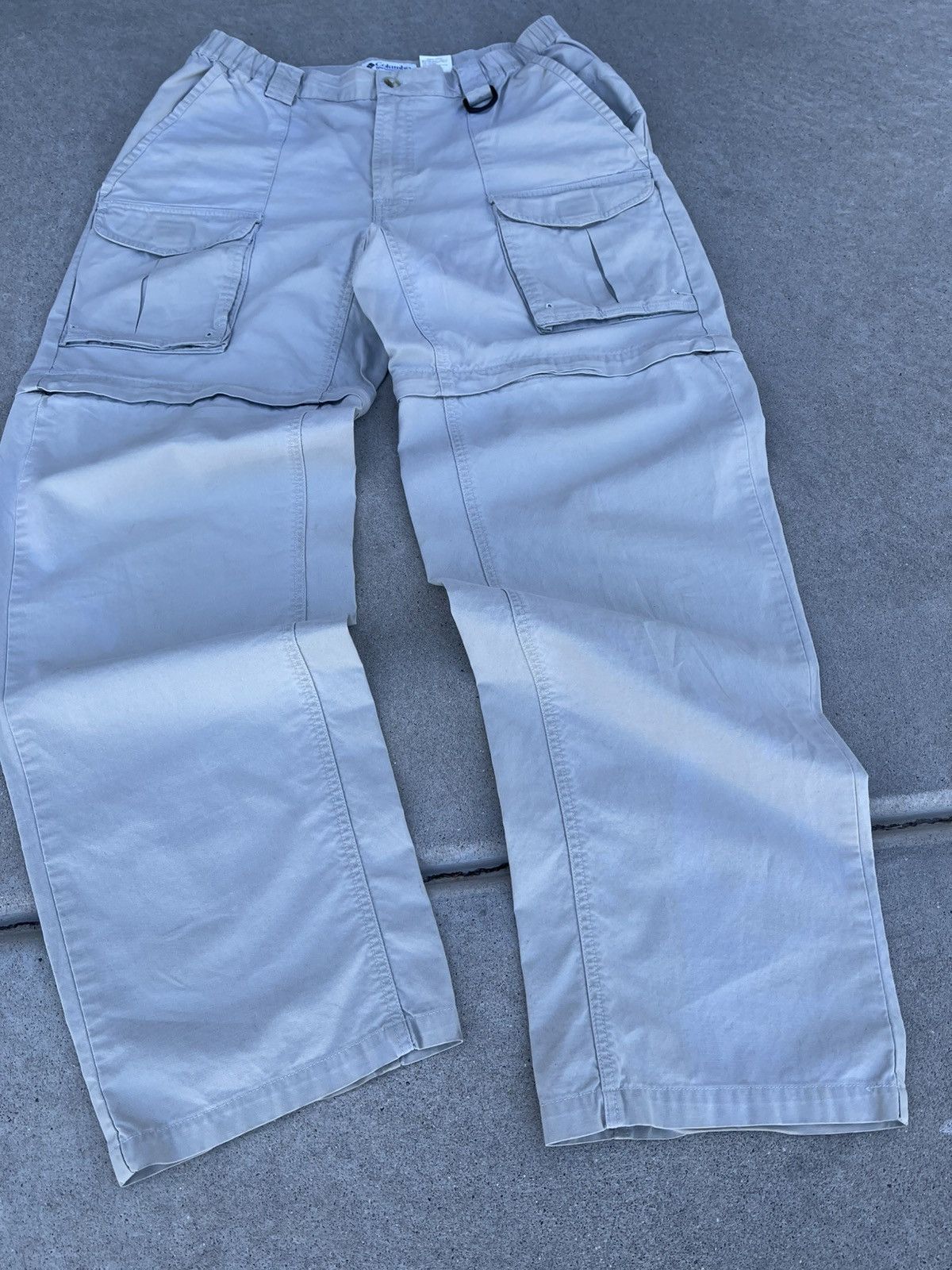 Vintage Vintage Columbia Hiking Pants Convertible Utility Khaki Size US 32 / EU 48 - 3 Thumbnail