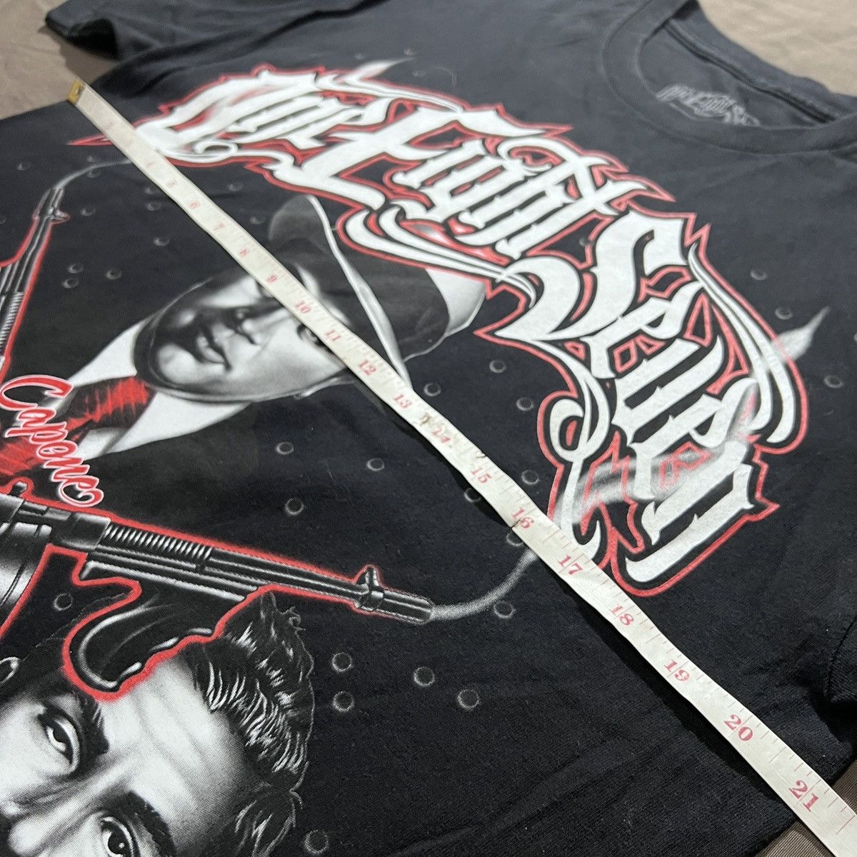 Other Al Capone John Gotti Lucky Luciano Graphic Tee L mobsters Size US L / EU 52-54 / 3 - 6 Thumbnail