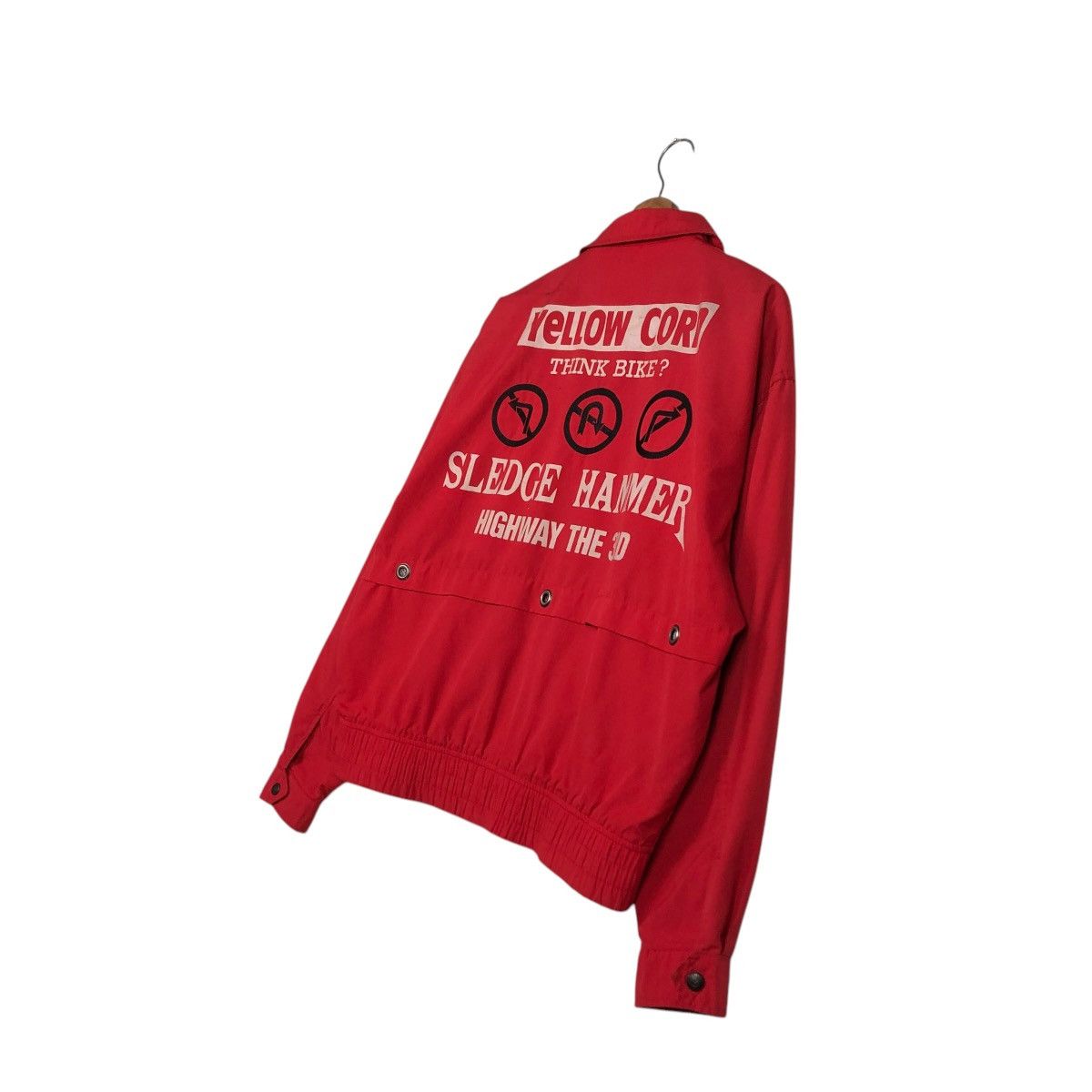YELLOW CORN VINTAGE RACING JACKET YELLOW CORN BIG LOGO SPELL OUT KADOYA Size US L / EU 52-54 / 3 - 12 Thumbnail