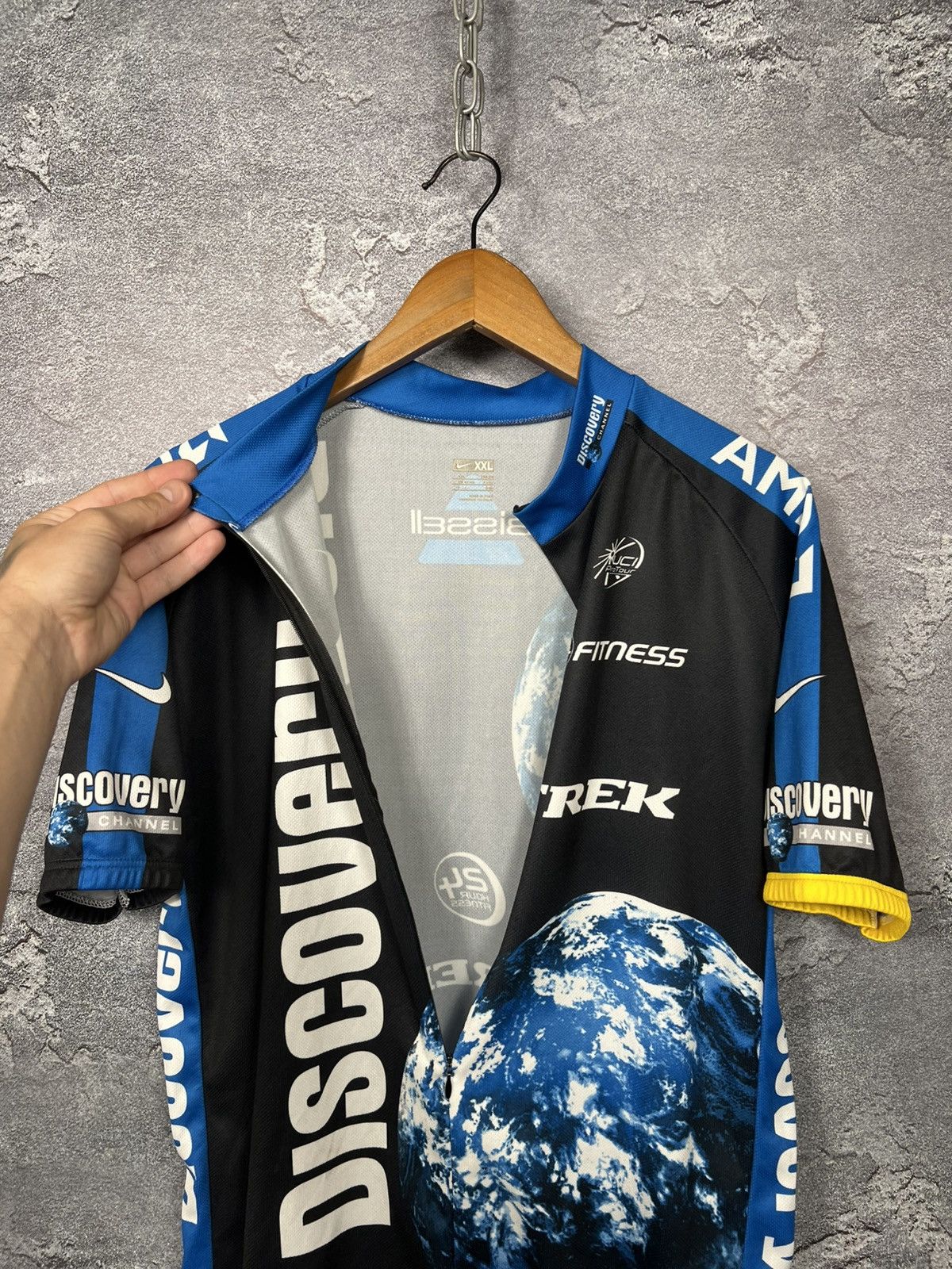 Nike Vintage Nike Discovery AMD Trek Cycling Jersey T-shirt Size US XXL / EU 58 / 5 - 6 Thumbnail