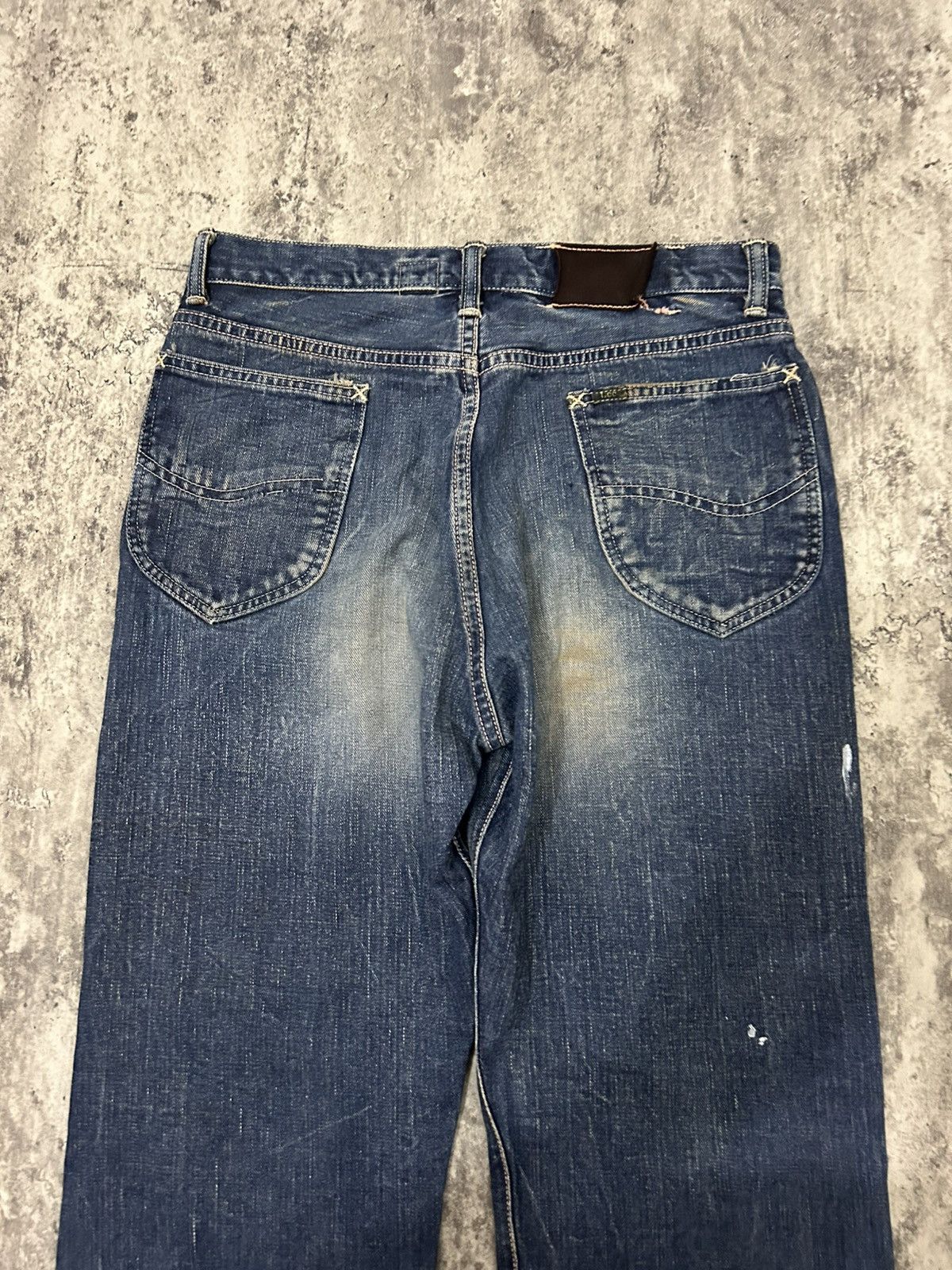Lee Vintage Lee Riders X Okuda Japan Mud Wash Selvedge Jeans Size US 32 / EU 48 - 6 Thumbnail