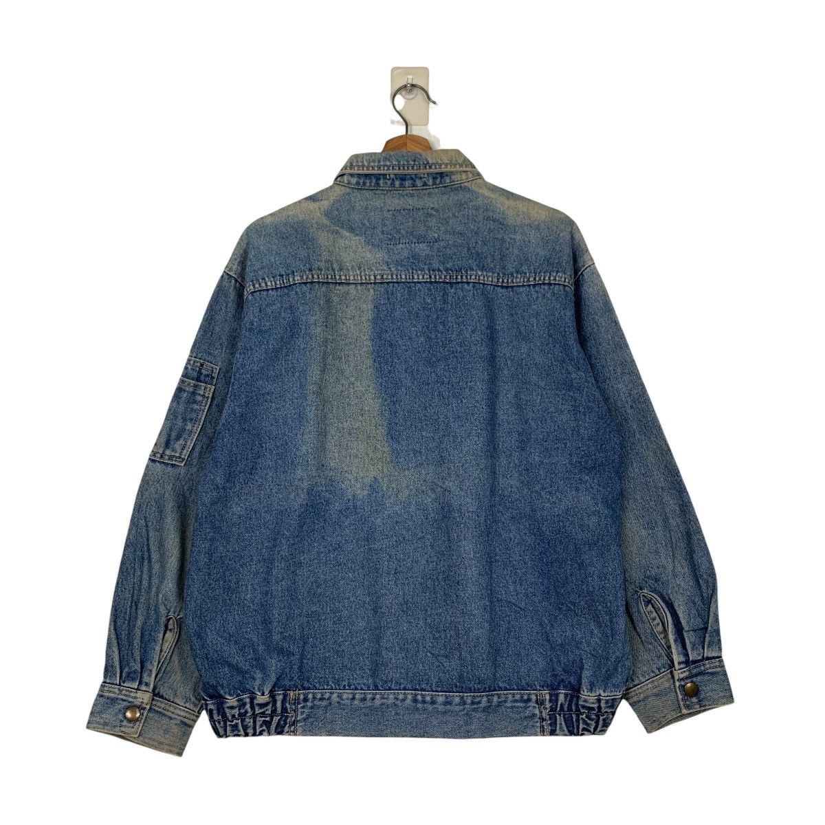 Japan Rags Vintage 90's GRANCISCO Washed Blue Denim Jacket #2733-C123 Size US L / EU 52-54 / 3 - 7 Thumbnail