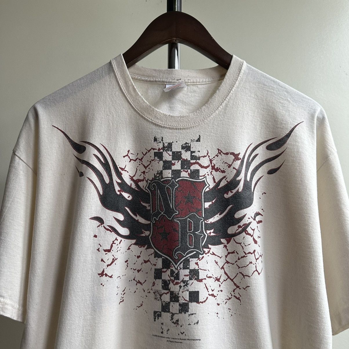 Band Tees Vintage 2000s Nickelback Europe Tour Promo Band Tee Size US XL / EU 56 / 4 - 4 Thumbnail