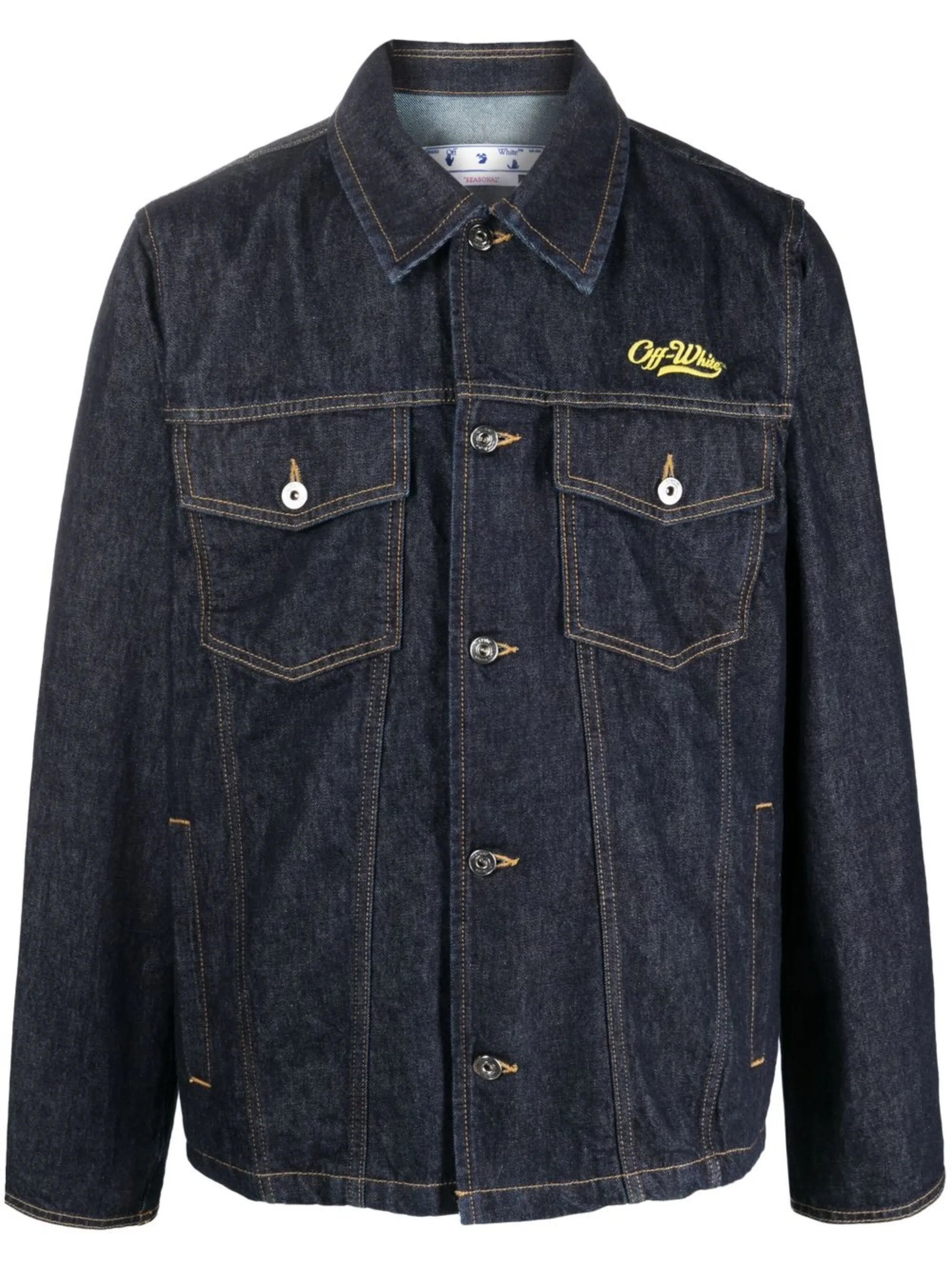 o1gr1nt0125 Wave Off Denim Utility Shirt in Raw Indigo
