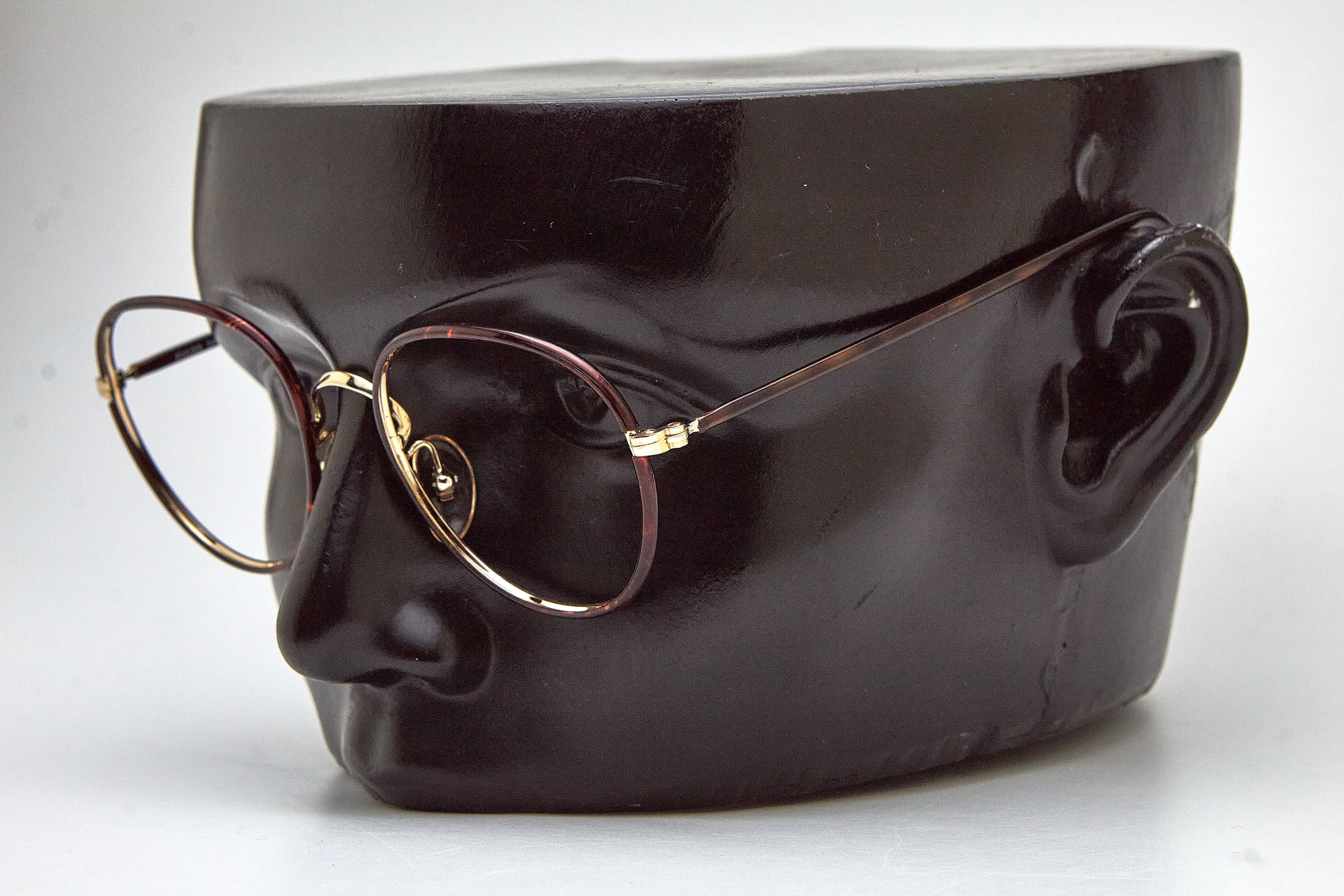 Vintage Avant-Garde FILOS Gold&Tortoise Shell Round Quiet-Lux Specs Size ONE SIZE - 8 Thumbnail