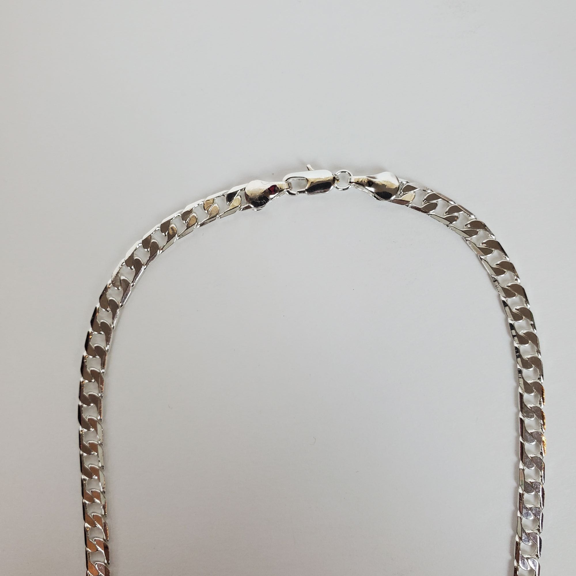 Other Cuban Silver 5mm Chain 18" Necklace Size ONE SIZE - 5 Thumbnail