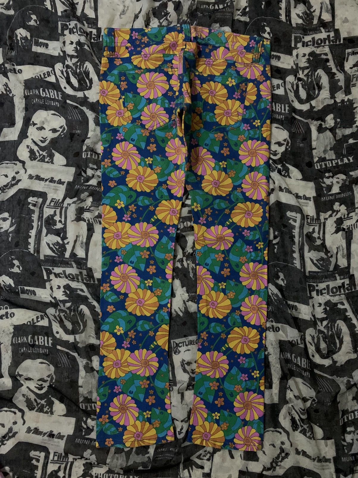Hysteric Glamour 💥Japanese Brand Rodeo Crowns Lollipop Floral Pant Size 31" - 3 Thumbnail
