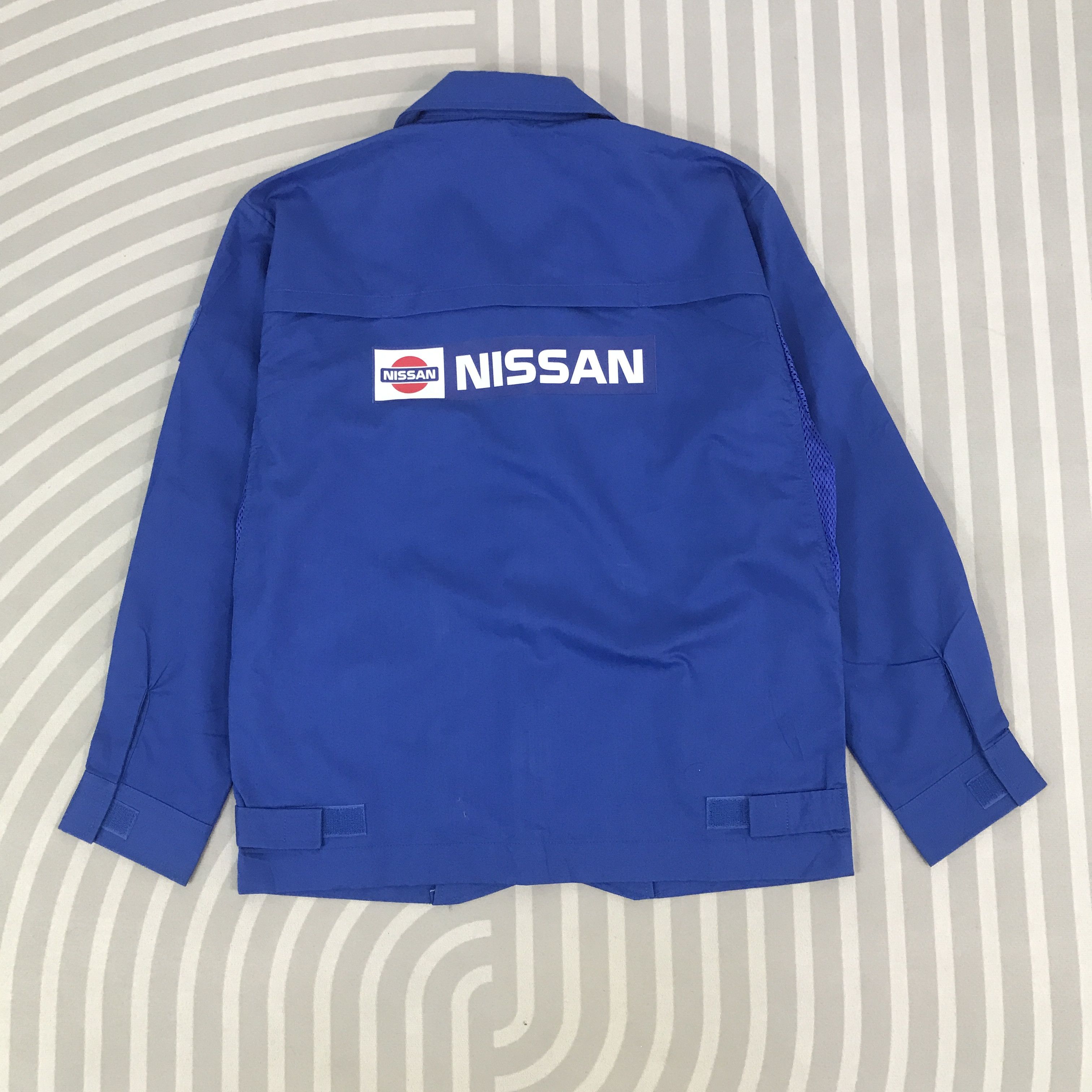 Japanese Brand Vtg Nissan Racing motorsport uniforms Japan custom Jacket Size US L / EU 52-54 / 3 - 3 Thumbnail