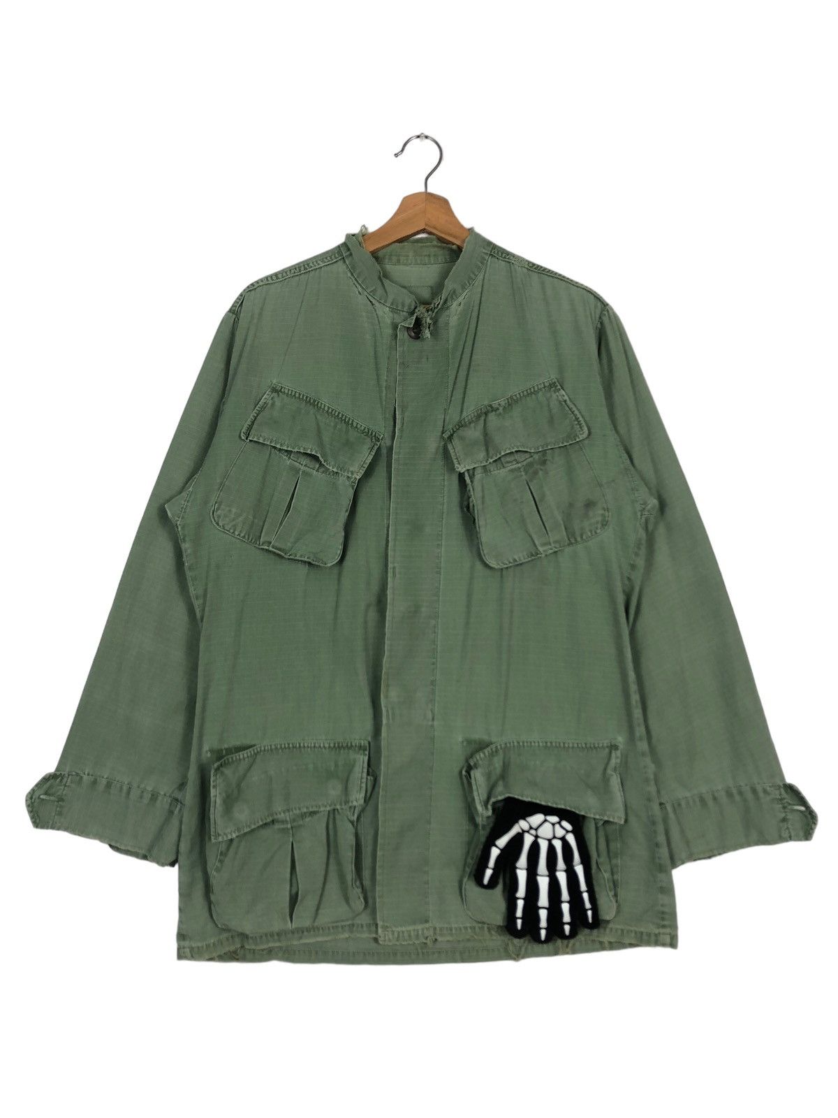 Vintage 🔥True Vintage 40’s Cargo Inspector Jacket Slant Pocket Army Size US M / EU 48-50 / 2 - 1 Thumbnail